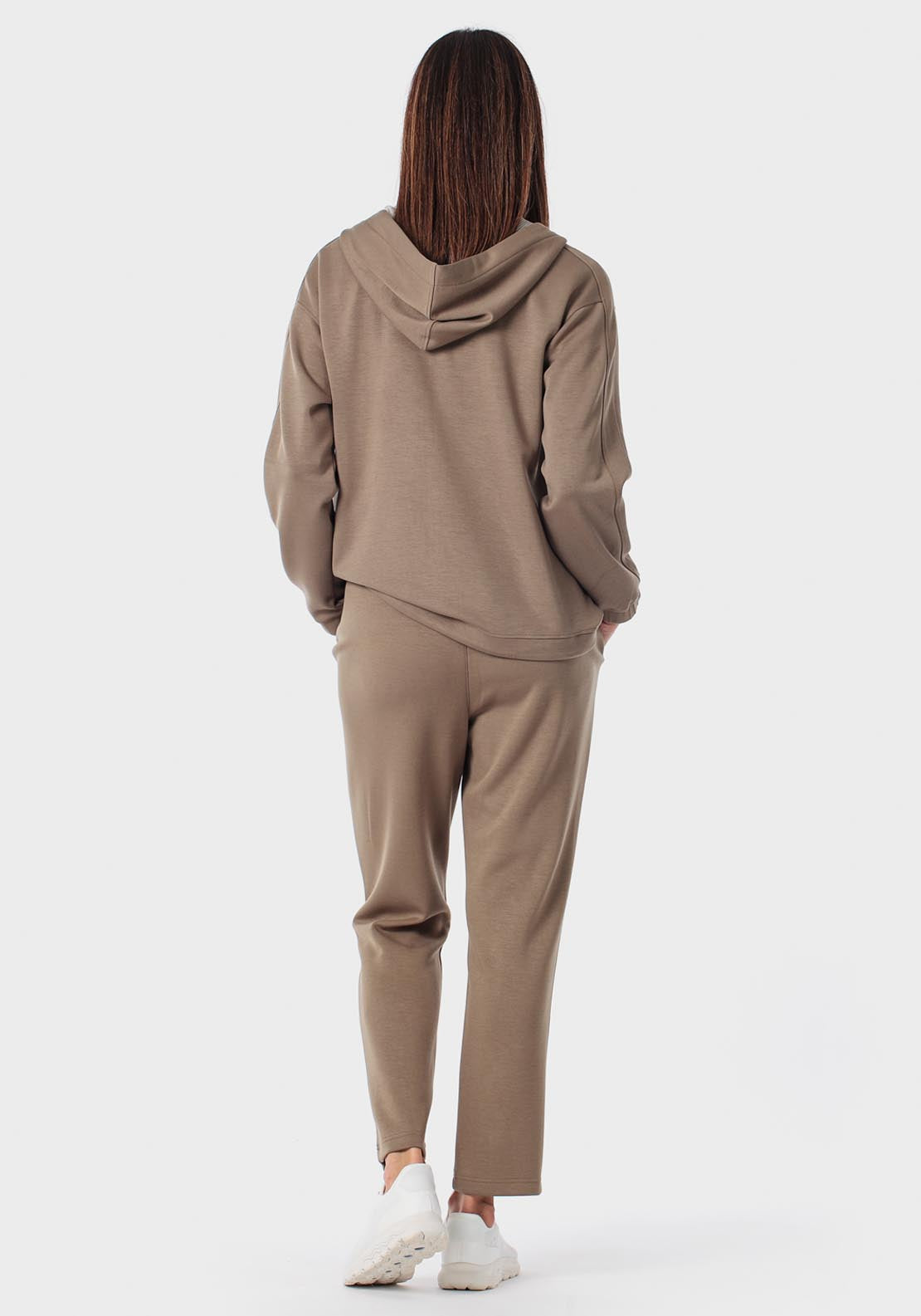 Hooded Sports Jacket - Green Khaki