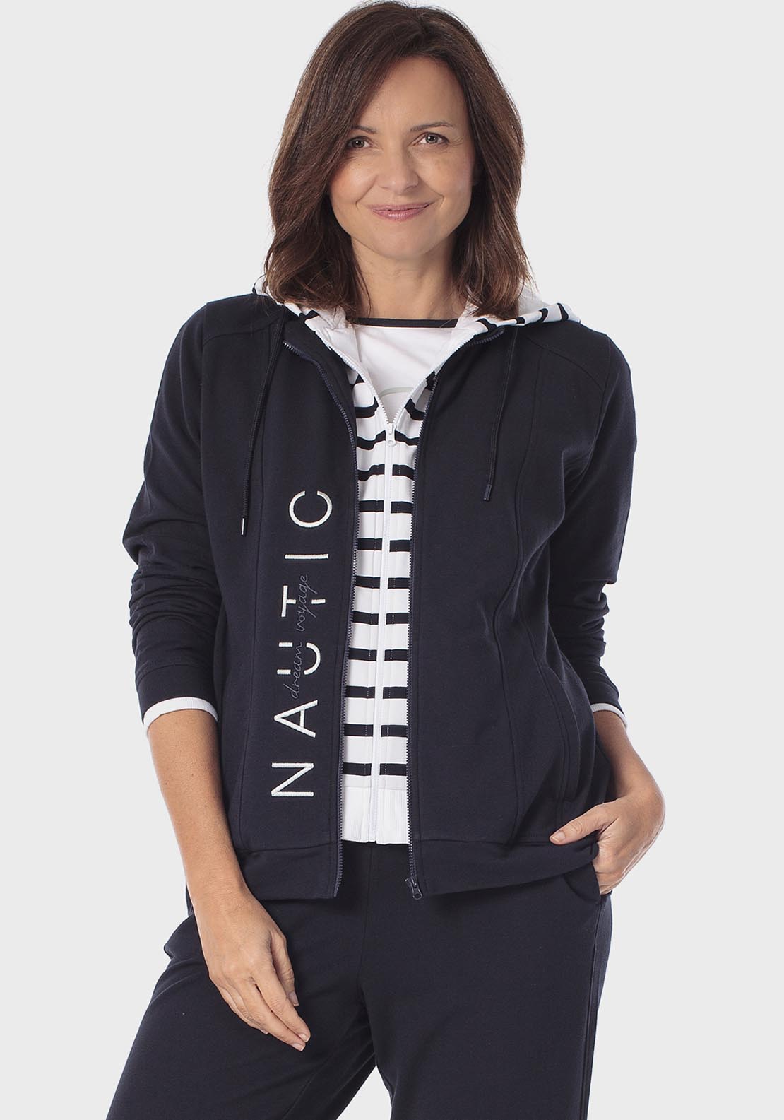 Double Layer Sports Jacket - Blue Navy