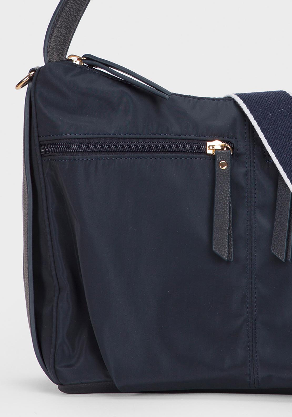 Navy Blue Shoulder Bag - Blue Navy