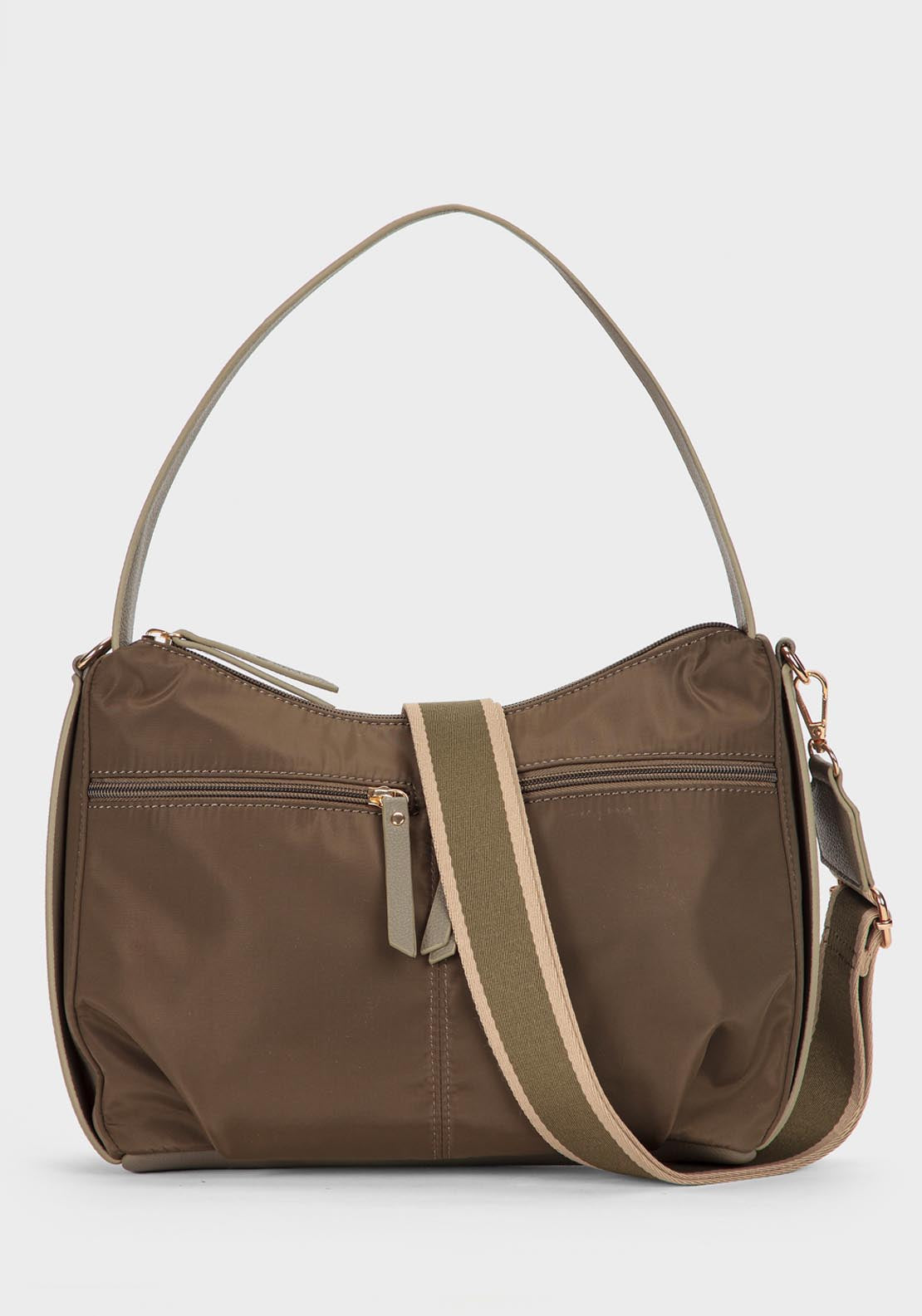 Khaki Shoulder Bag - Green Khaki