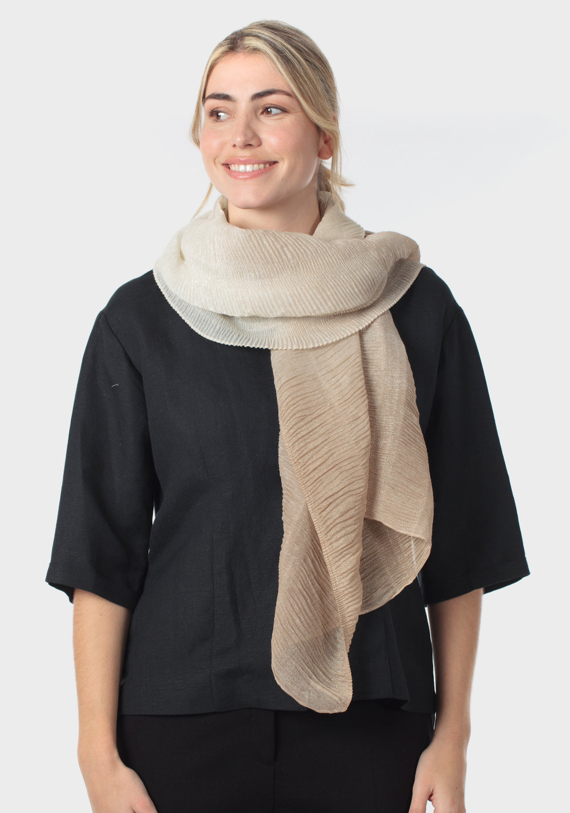 Ombre Scarf - Brown