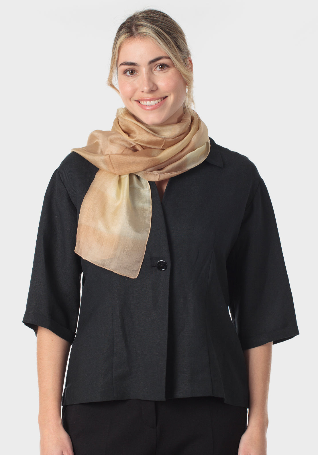 Shimmer Scarf - Beige