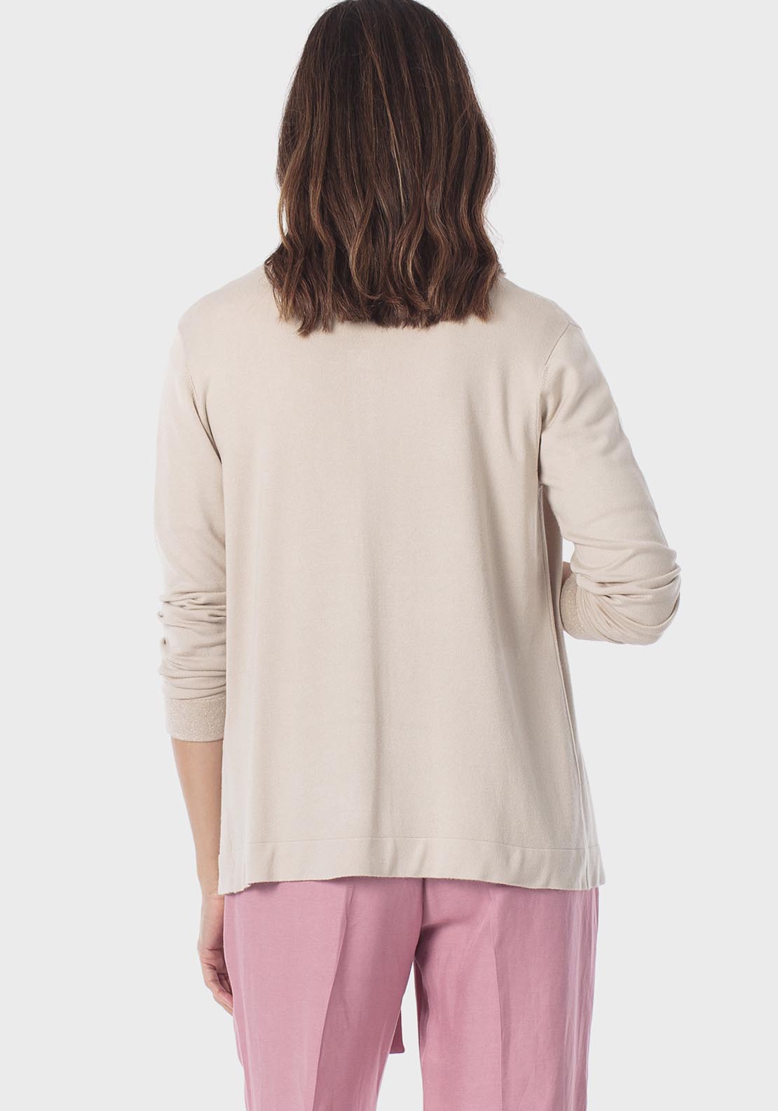 Metallic Thread Jacket - Beige