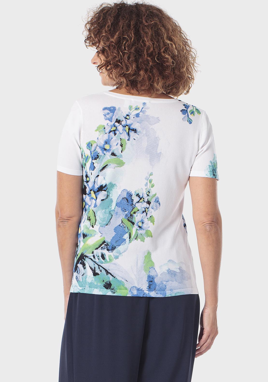 Printed Sweater - Green