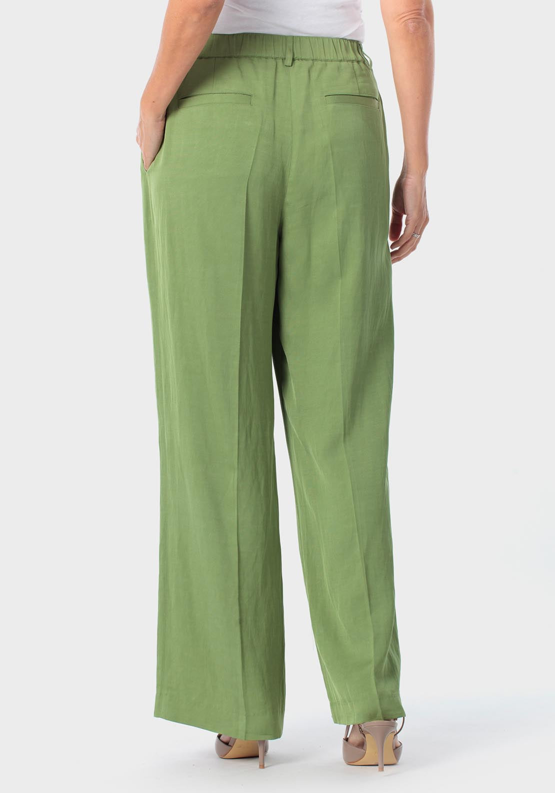 Wide Trousers - Green Forest