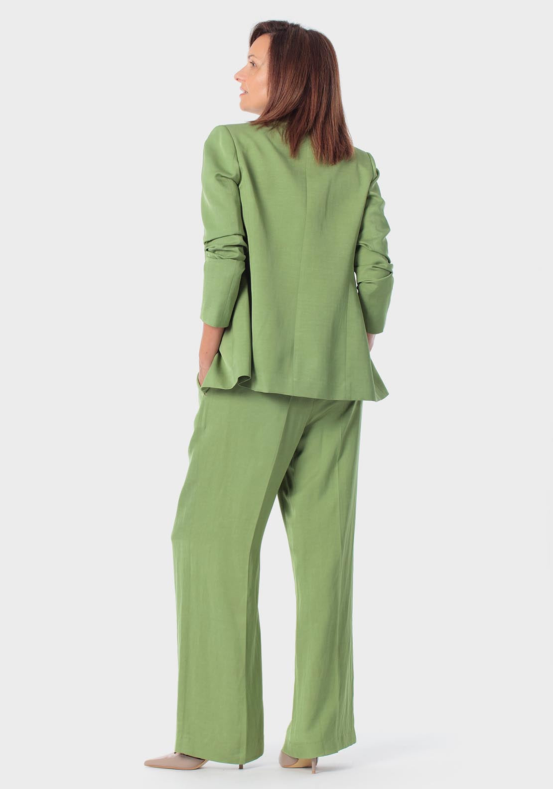 Wide Trousers - Green Forest