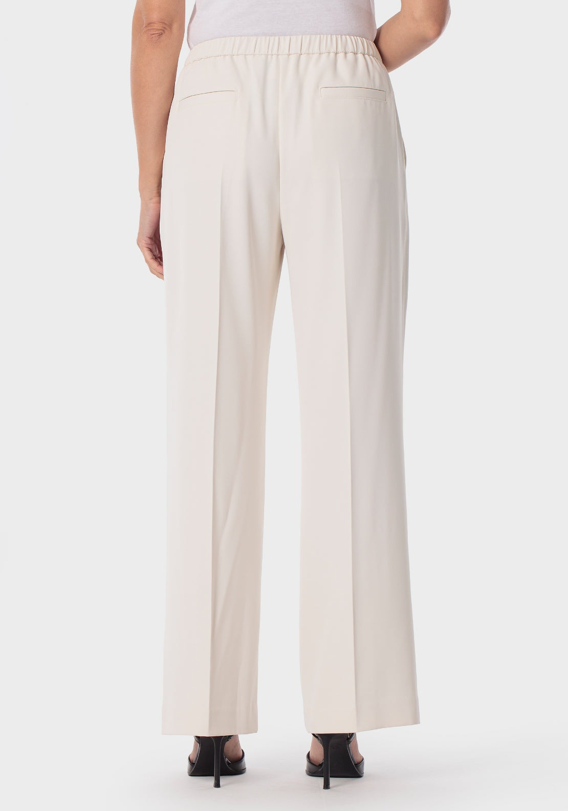 Wide Trousers - White