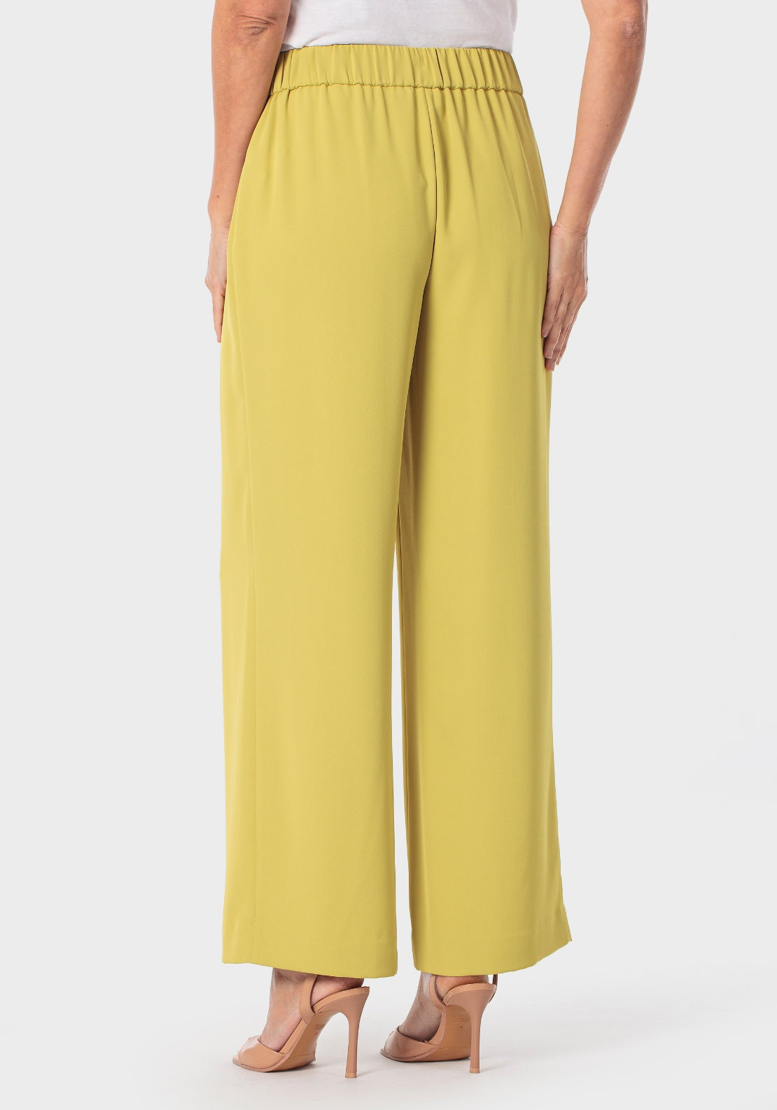 Wide Trousers - Yellow