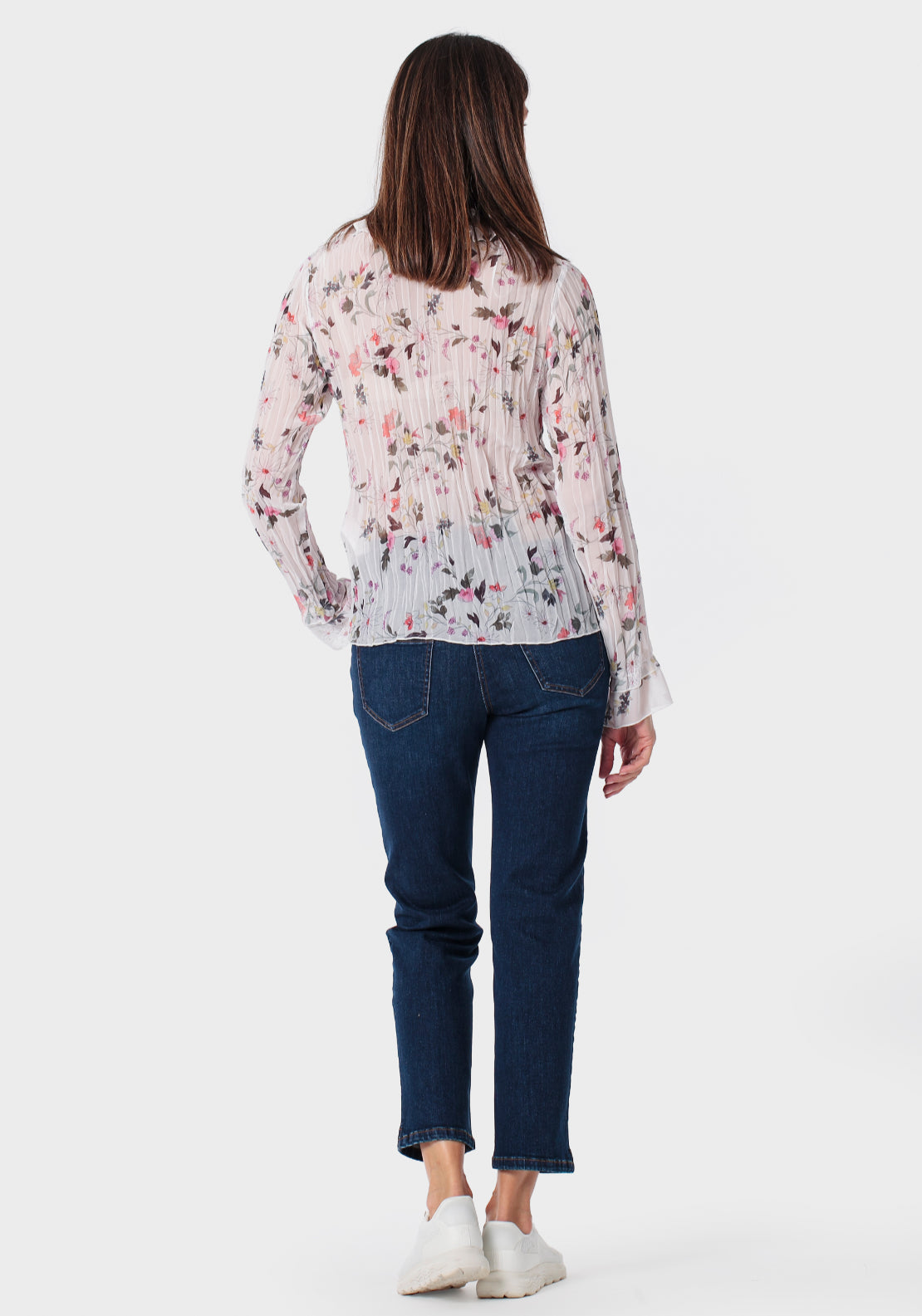 Straight Capri Jeans - Blue Denim