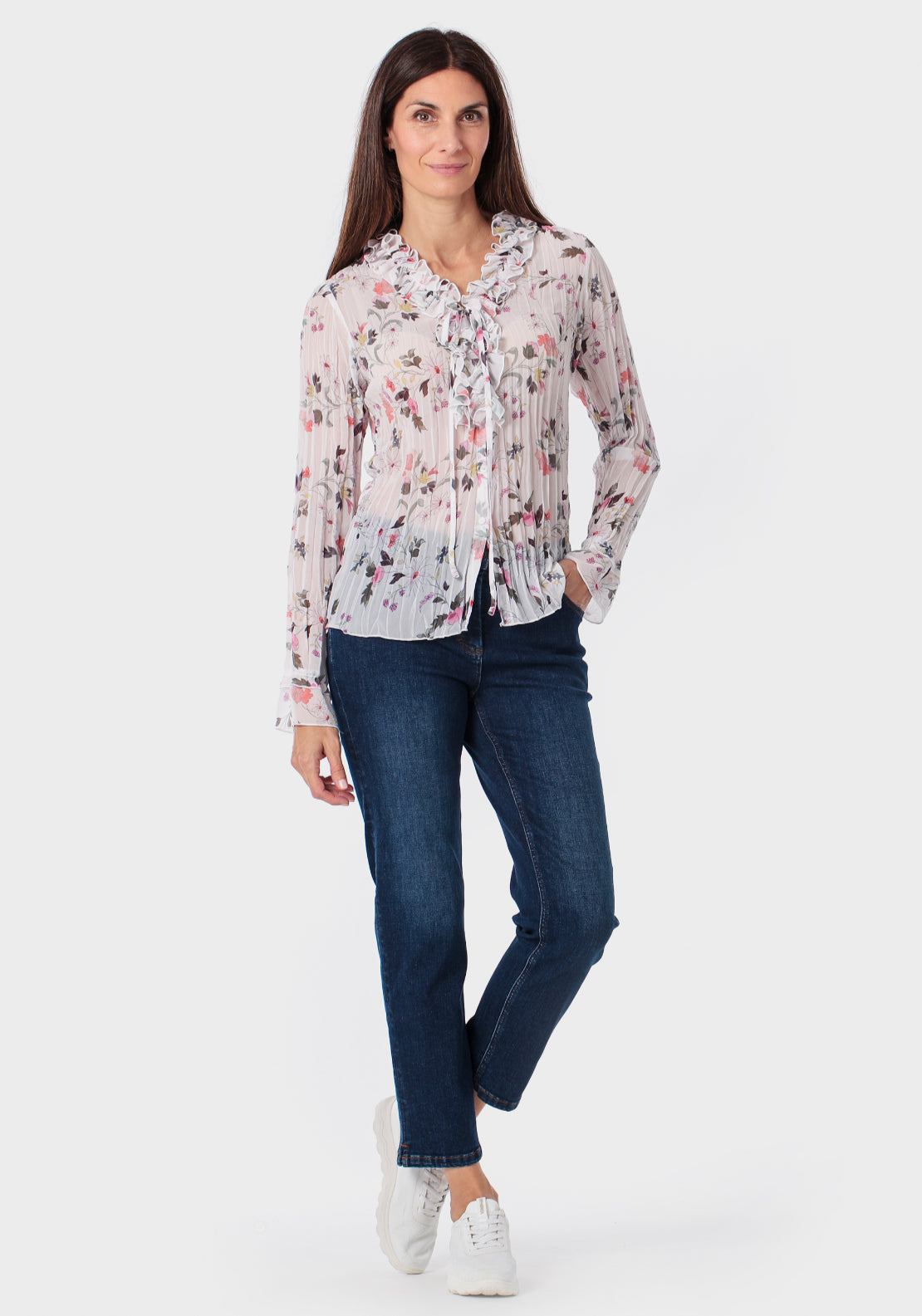 Straight Capri Jeans - Blue Denim
