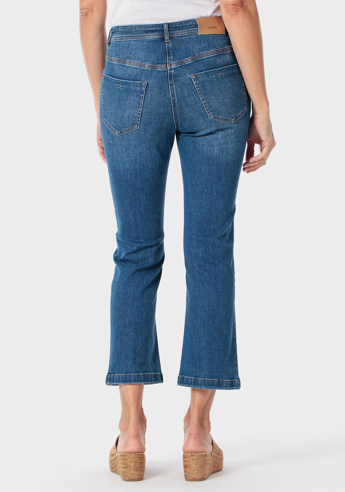 Flare Jeans - Blue Médium Denim