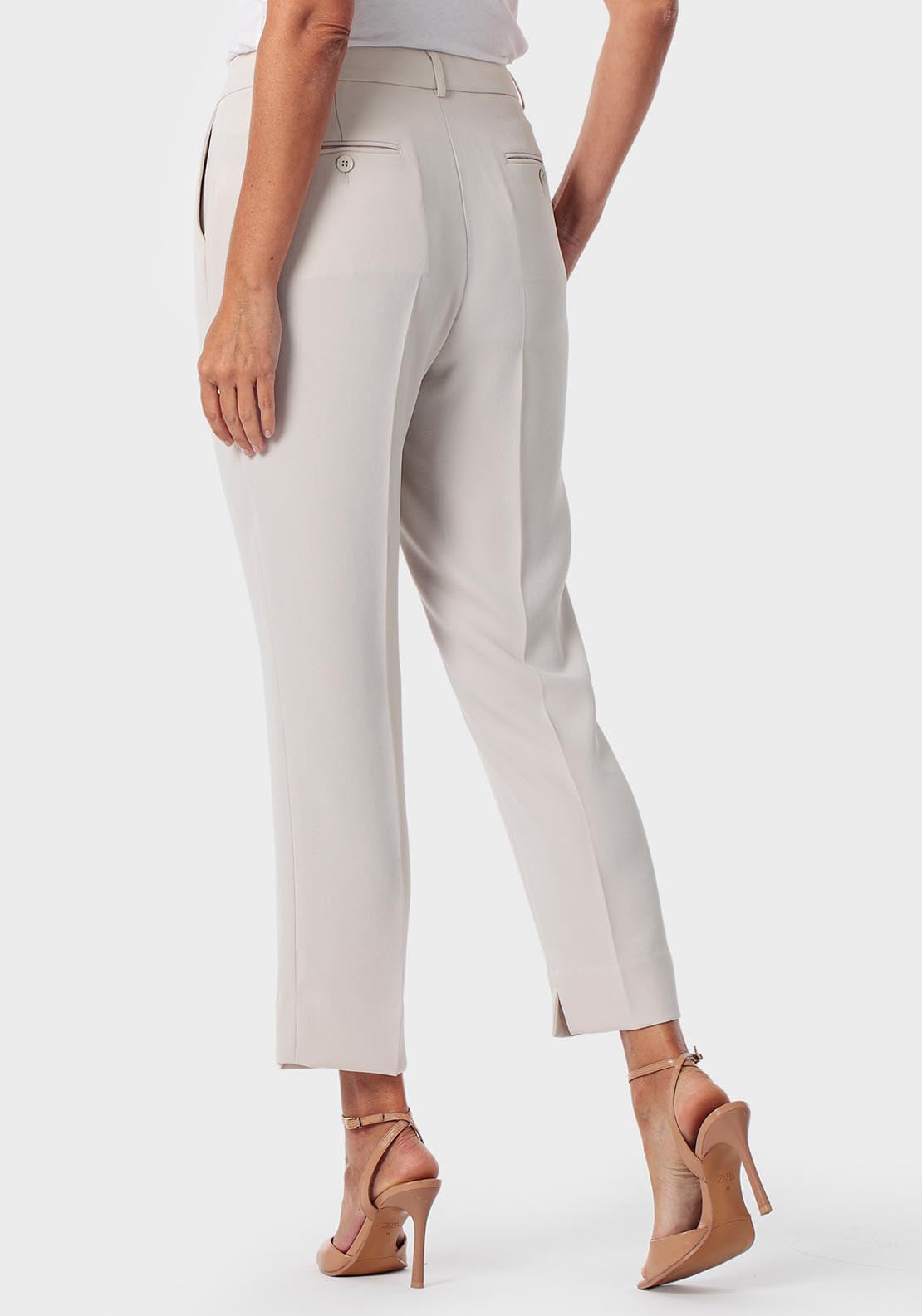 Capri Trousers - Beige Natural