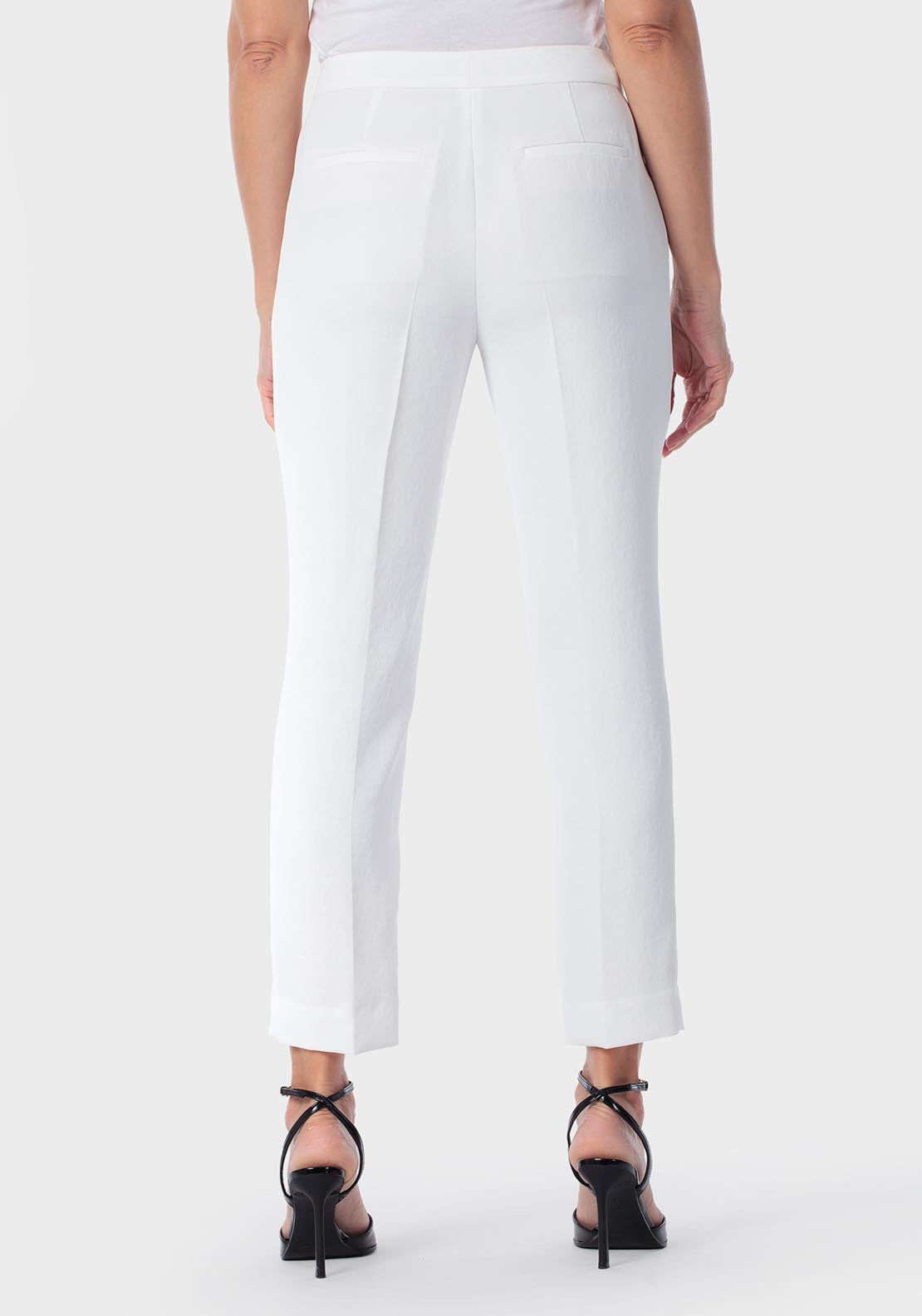 Capri Trousers - White Talc