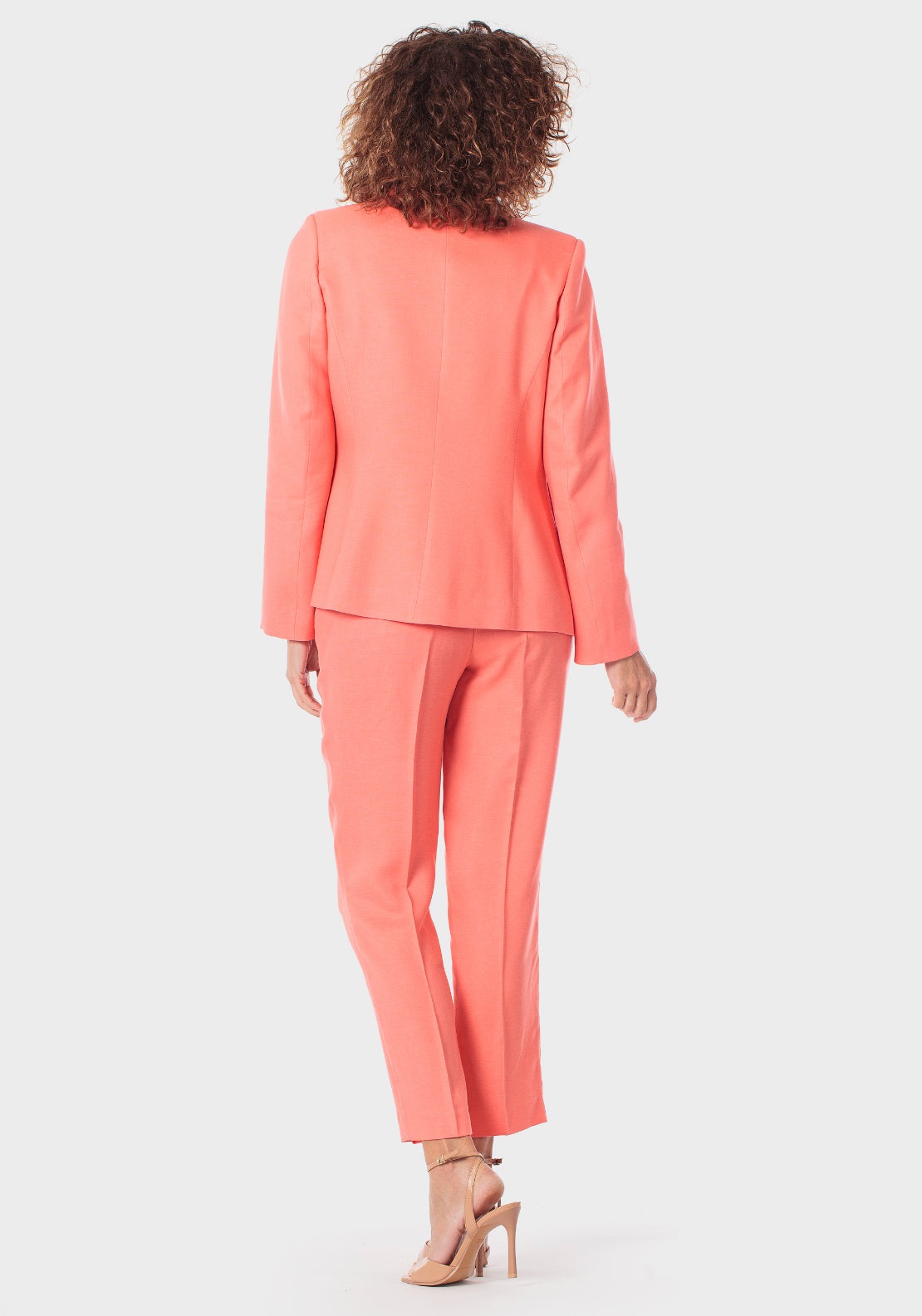 Capri Trousers With Four Pockets - Red