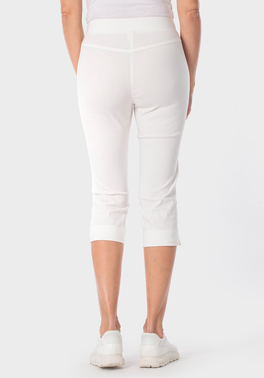 Bengaline Crop Trousers - White