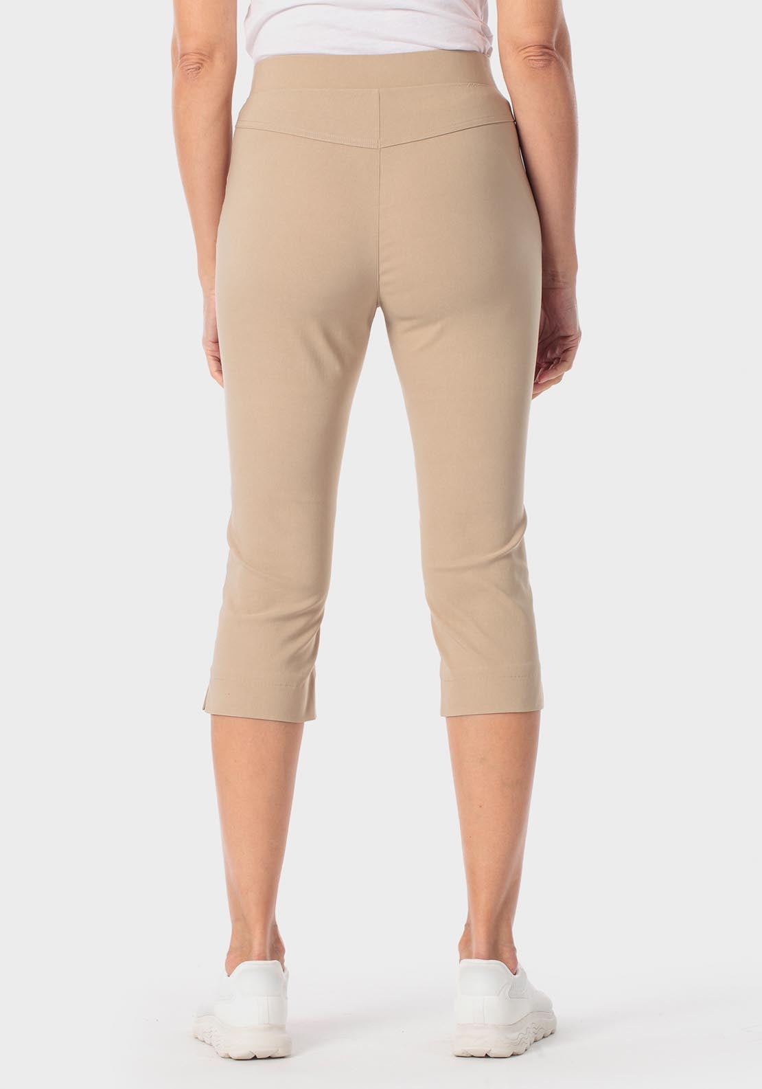Bengaline Crop Trousers - Beige Sand