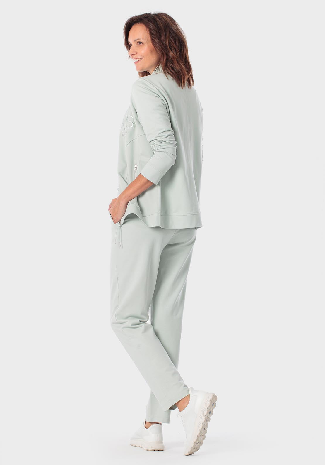 Jogger Bottoms - Green Aquamarine