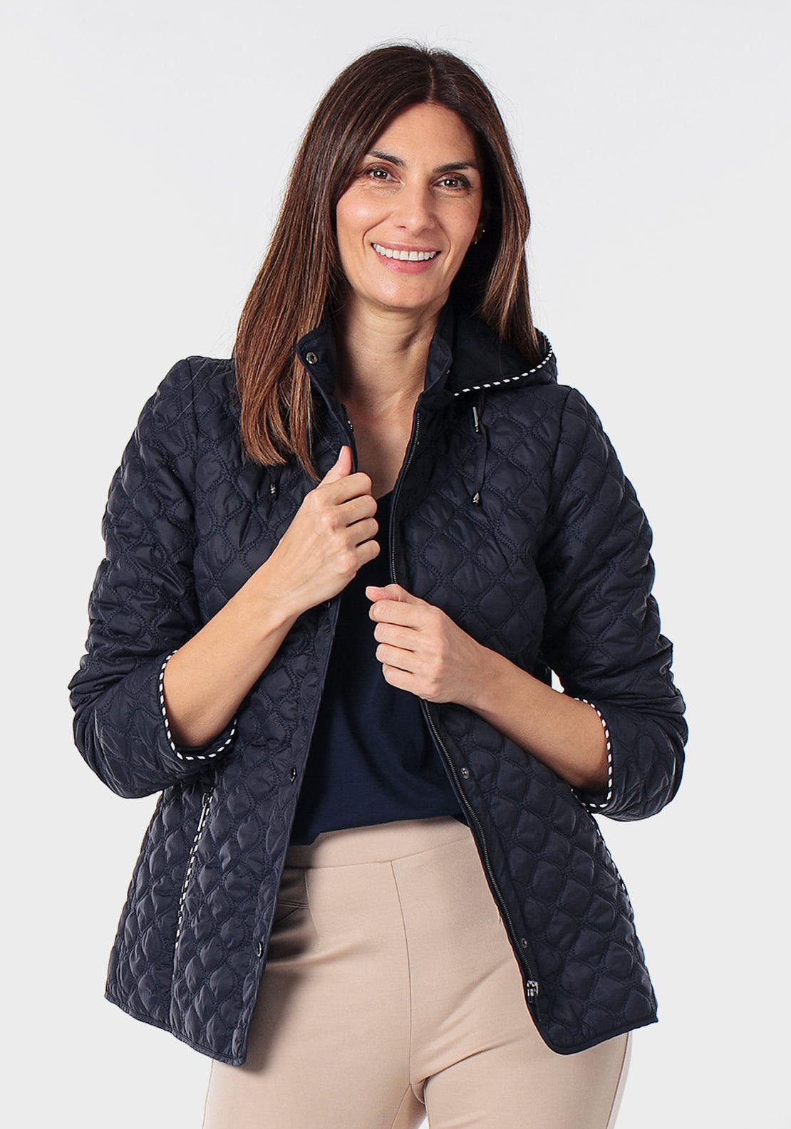 Padded Parka - Navy