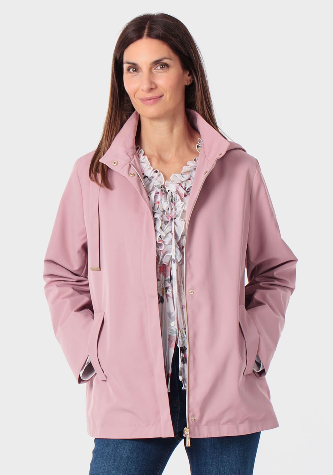 Parka With Hood - Pink
