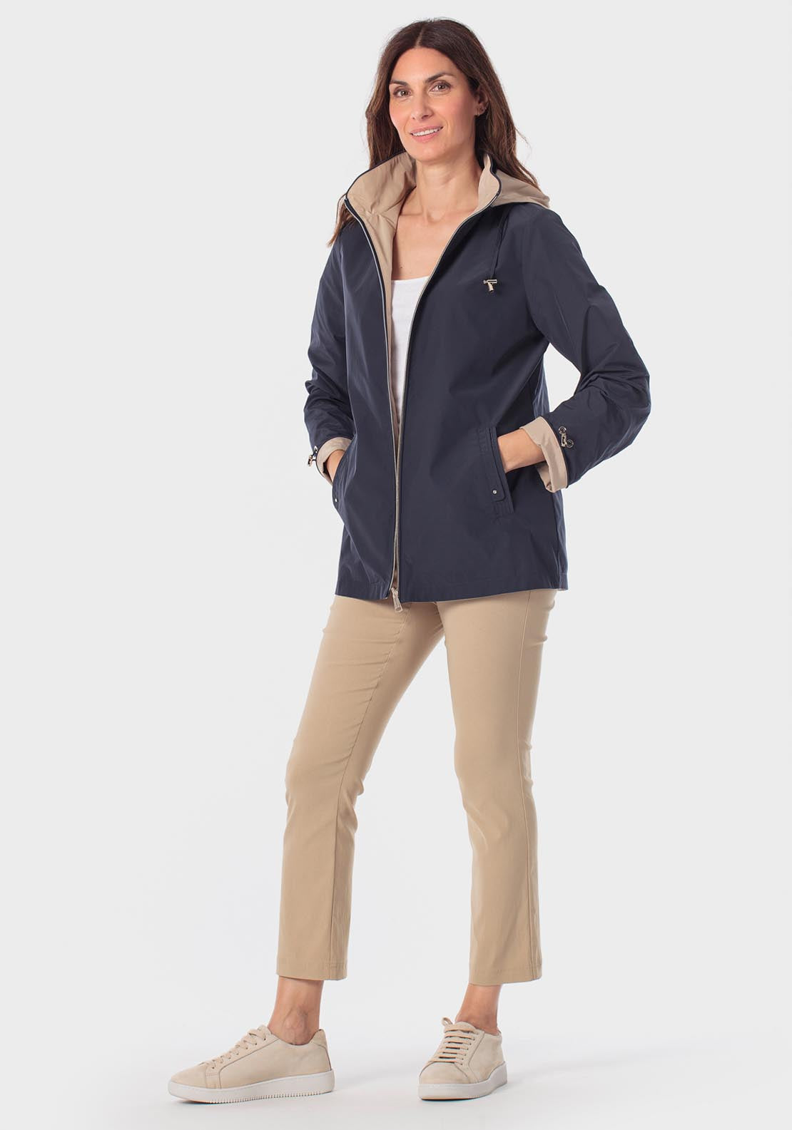 Reversible Parka - Blue Navy