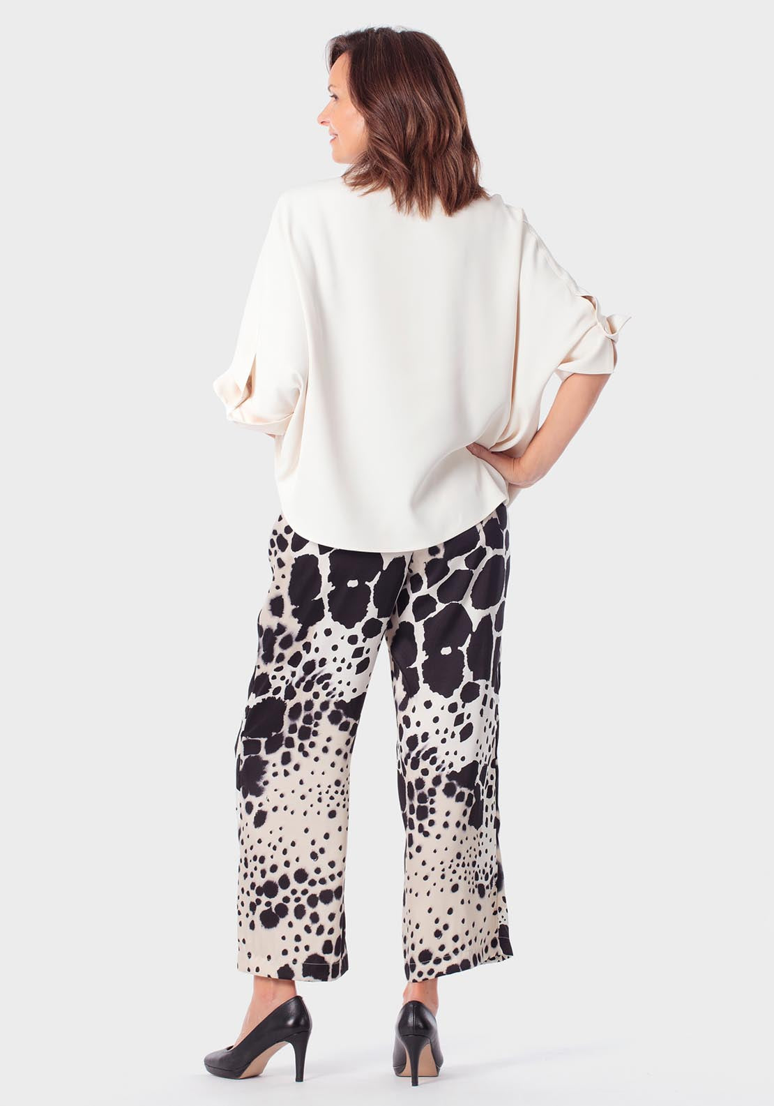 Batwing Sleeve Overshirt - White Off White