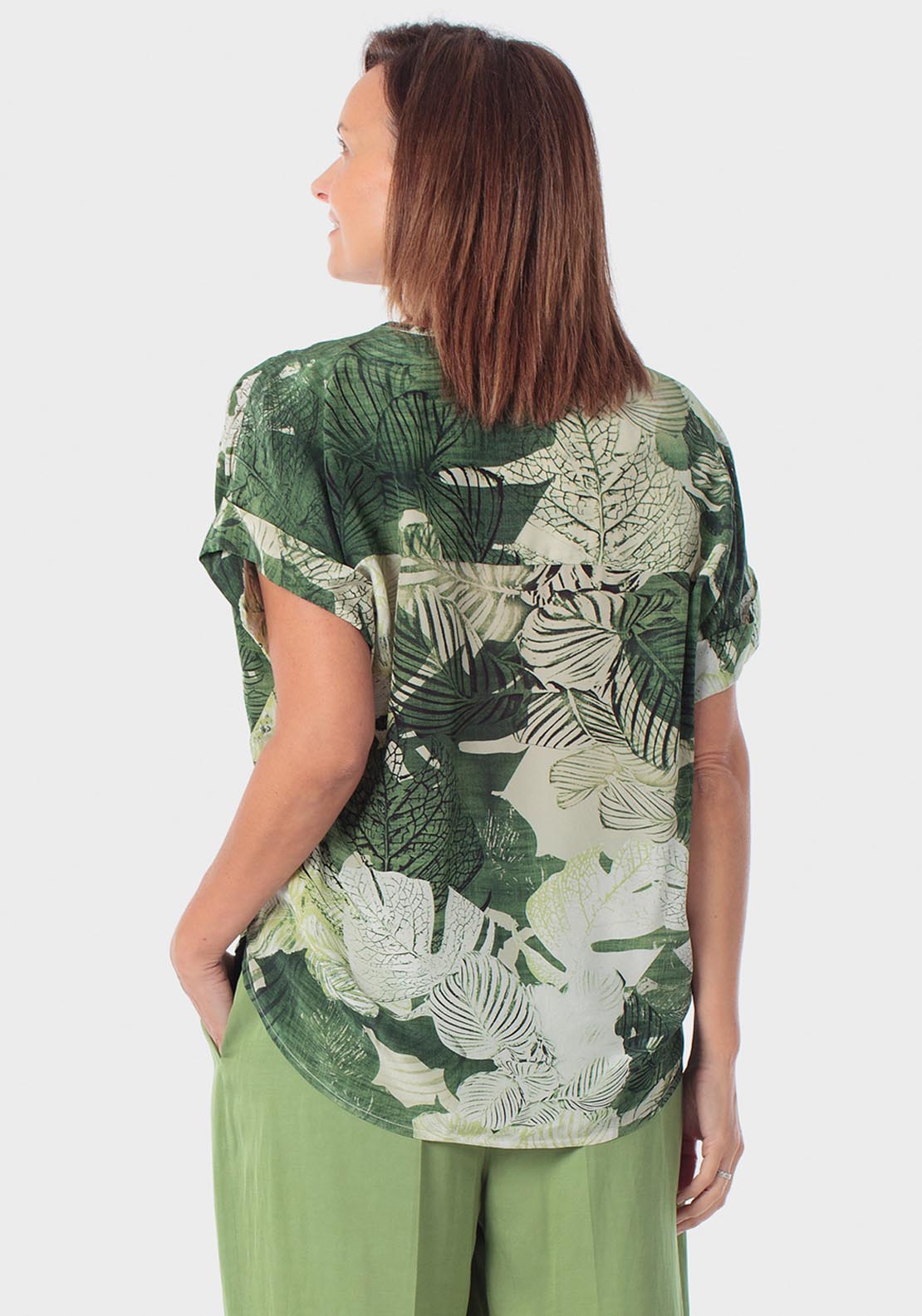 Printed Top - Green Forest