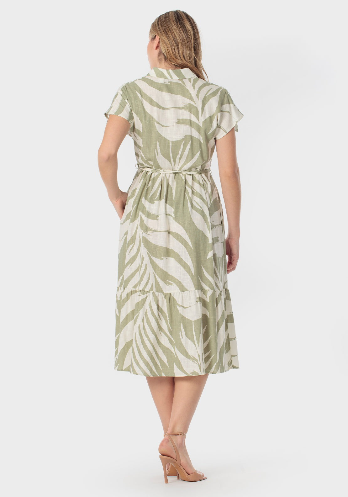 Printed Dress - Yellow