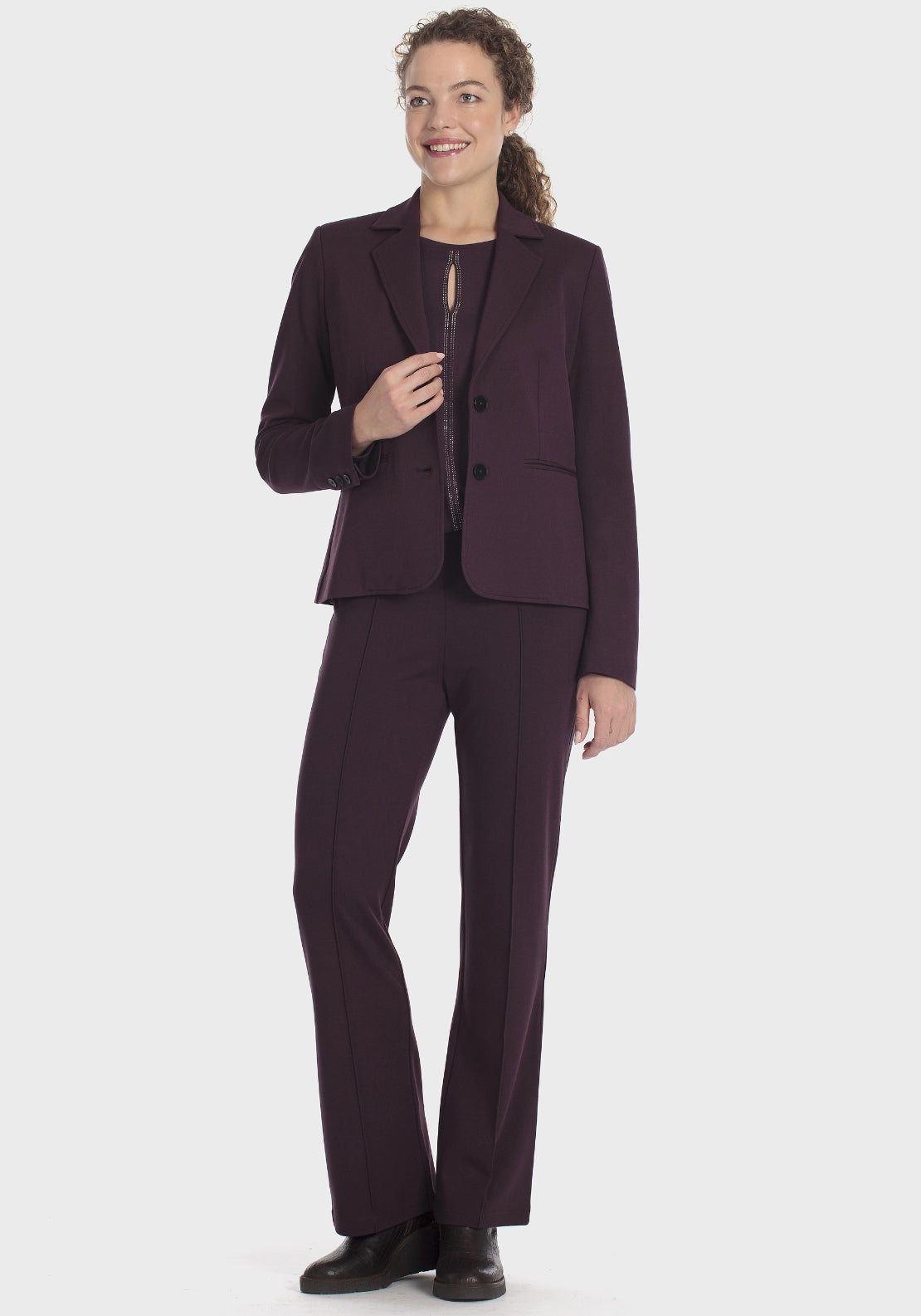 Ponte Di Roma Blazer - Purple Mulberry