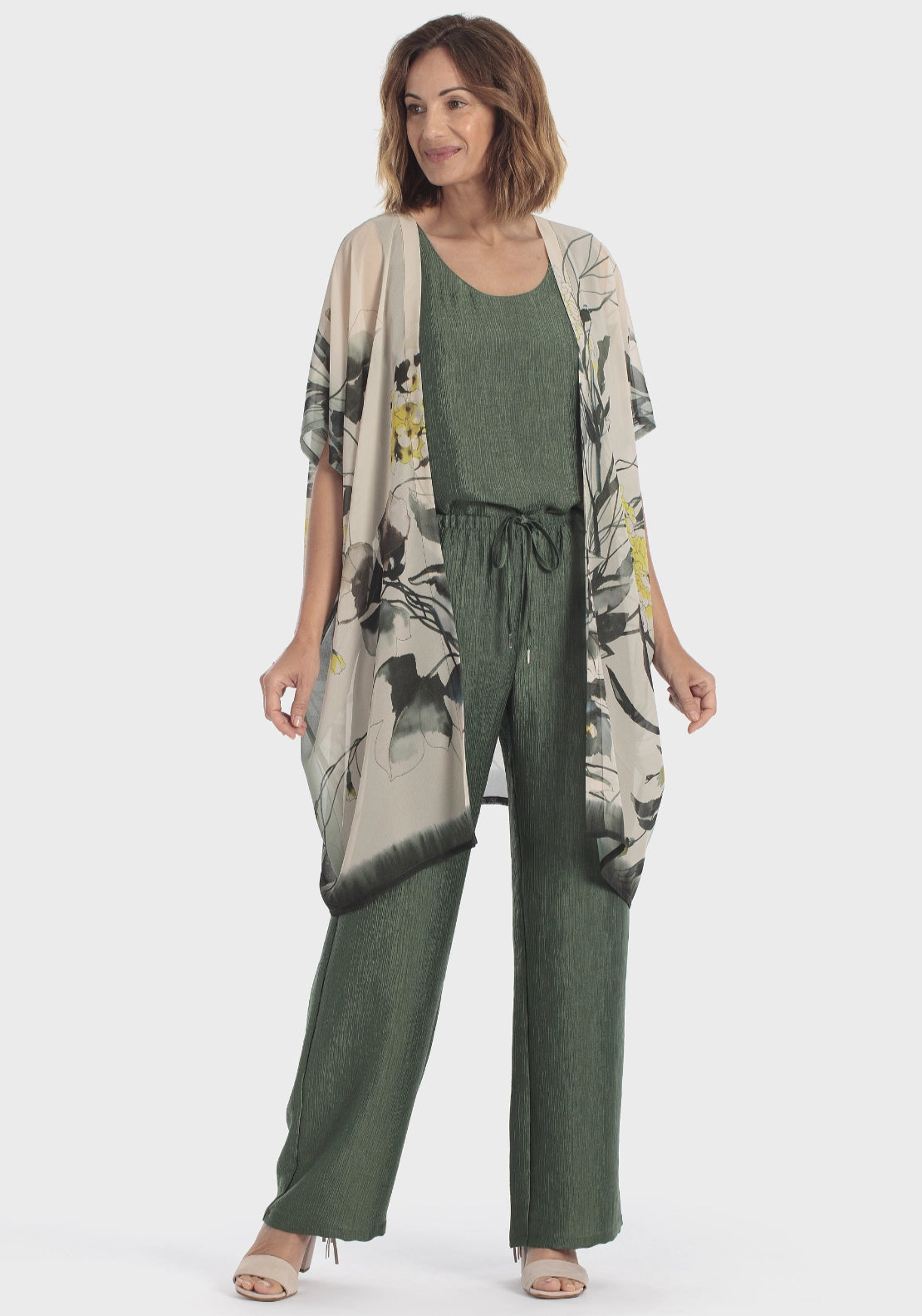 Printed Kimono - Green