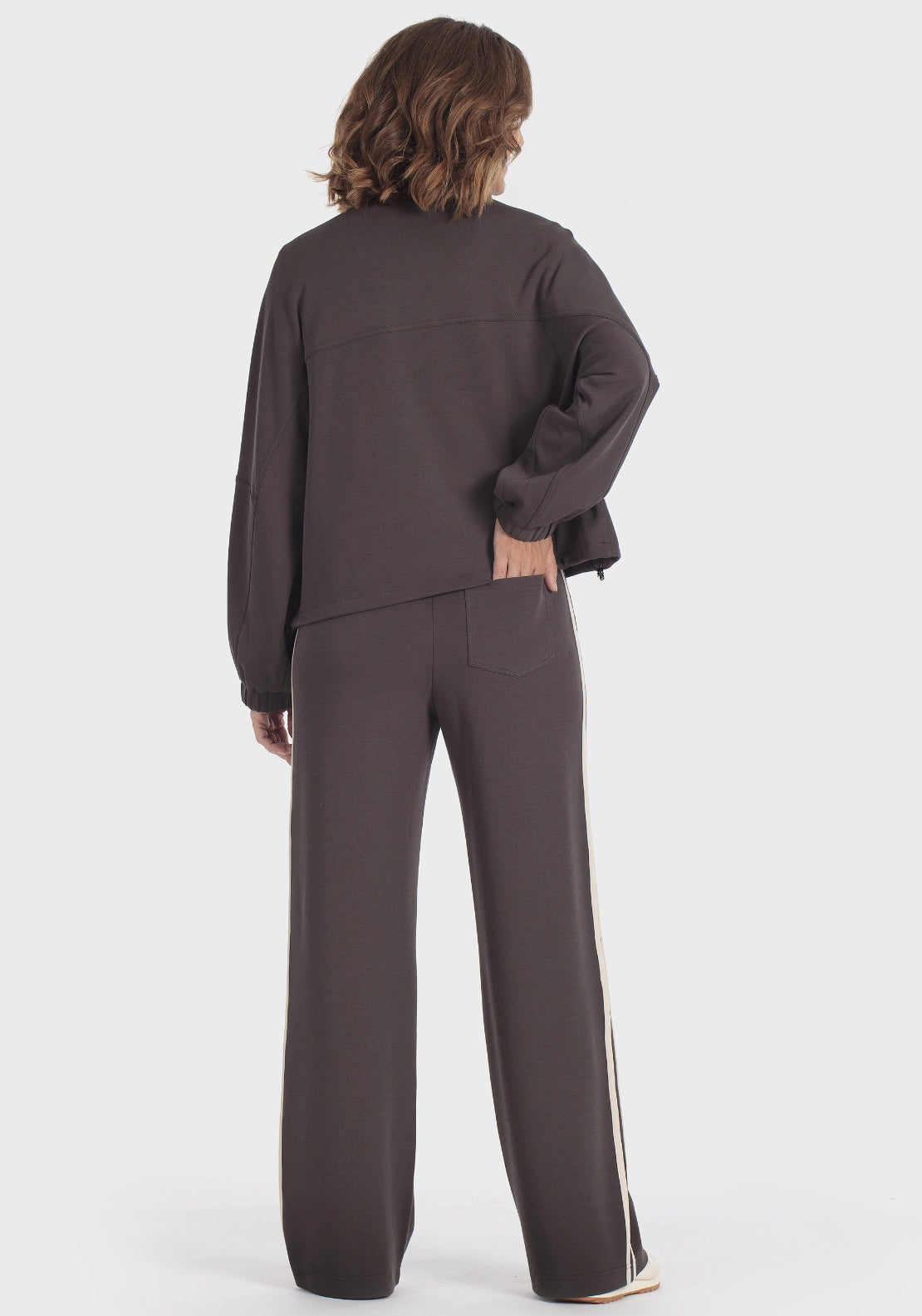 Jacket With Pockets - Grey Dark
