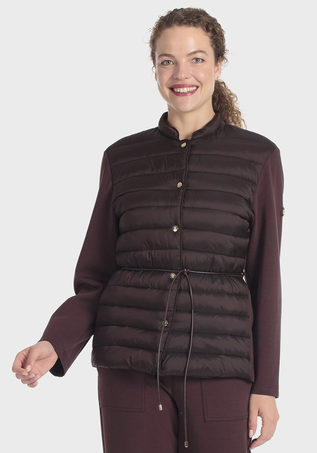 Padded Jacket - Brown Chocolate