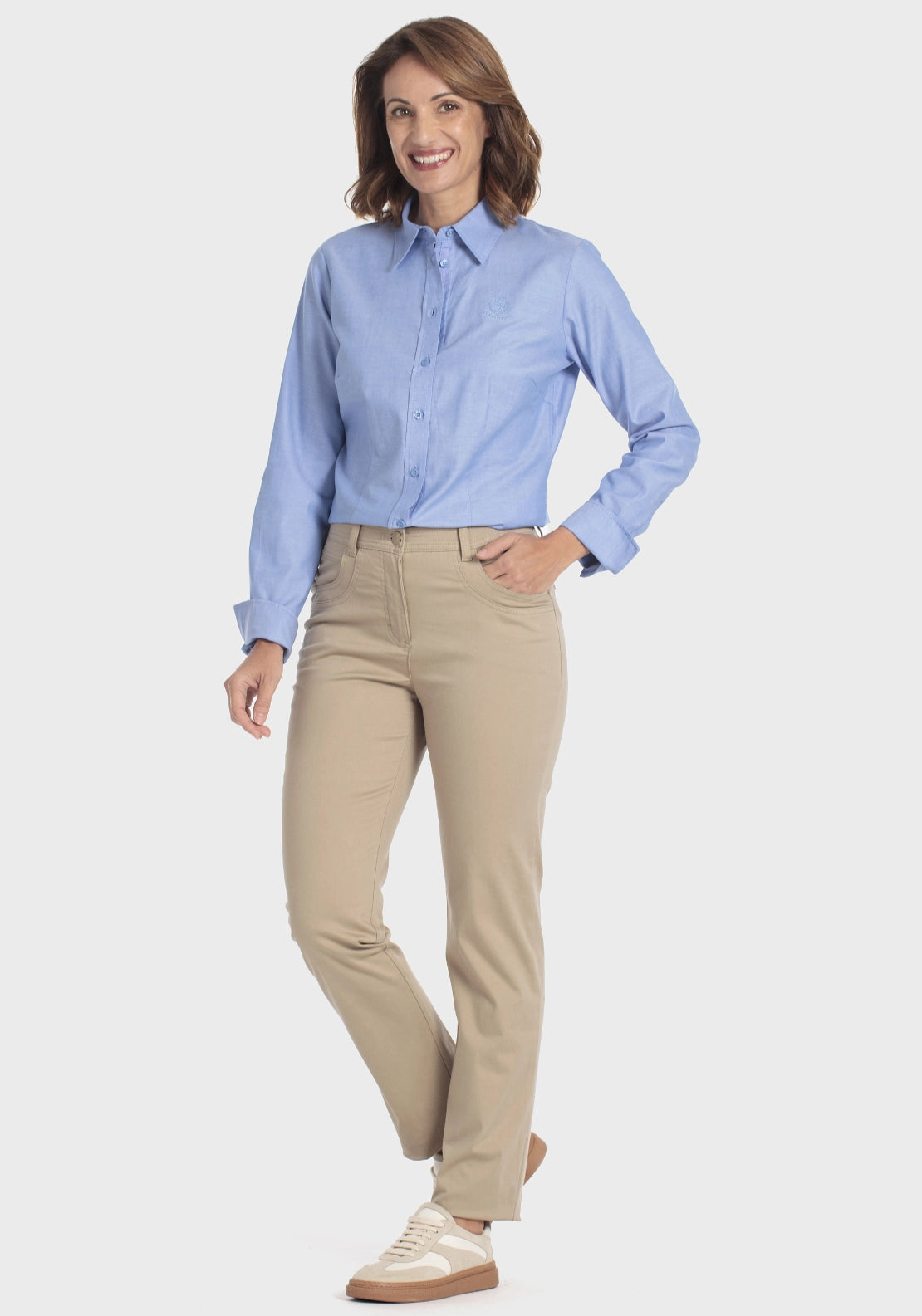 Classic Oxford Button Down Shirt - Blue