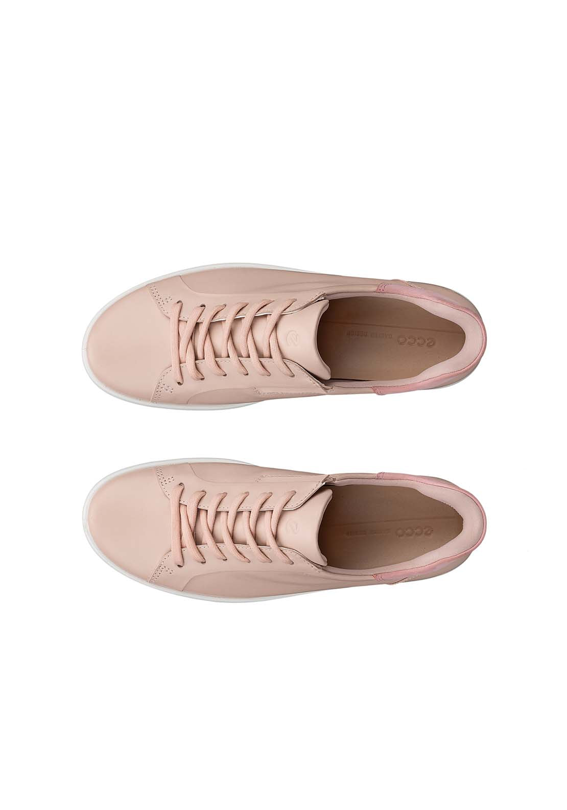 Ecco Soft 7 Easy Slip Lace shoe - Rose 3 Shaws Department Stores