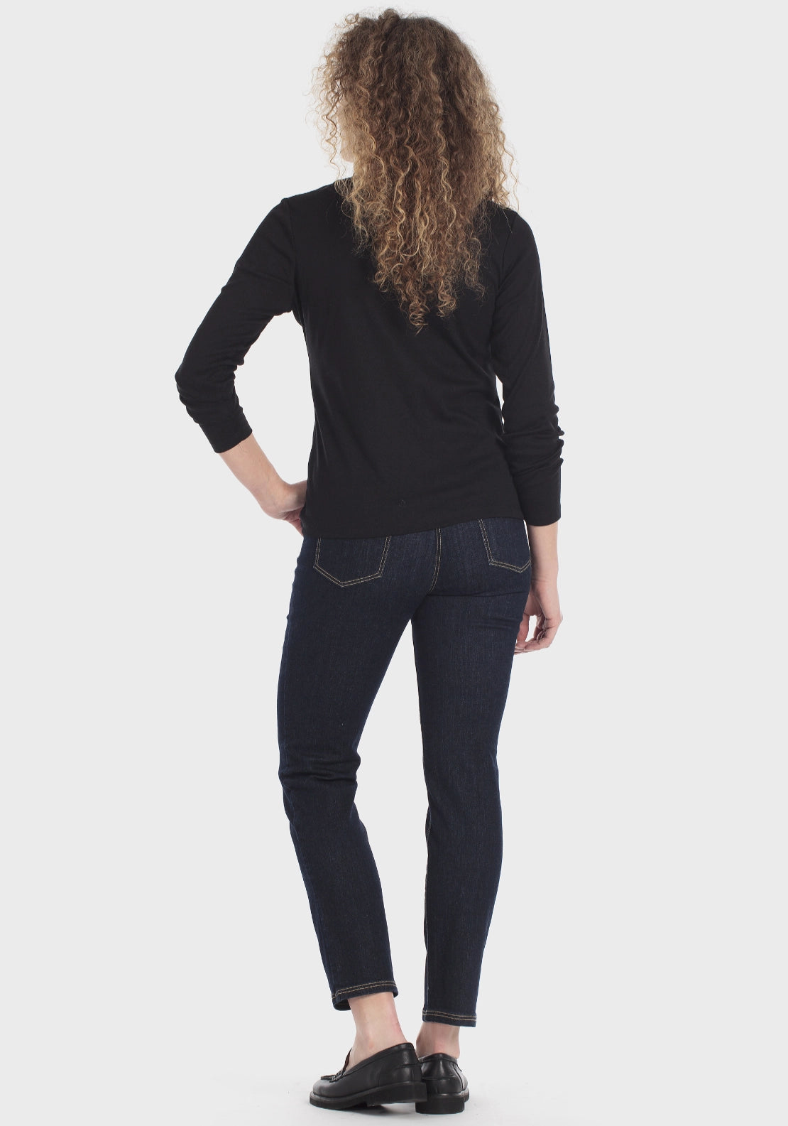 Basic T-Shirt With Studs - White