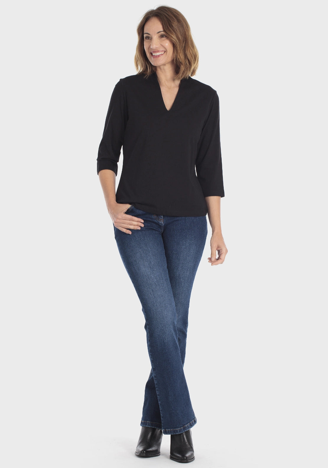 Basic Cotton T-Shirt - Black