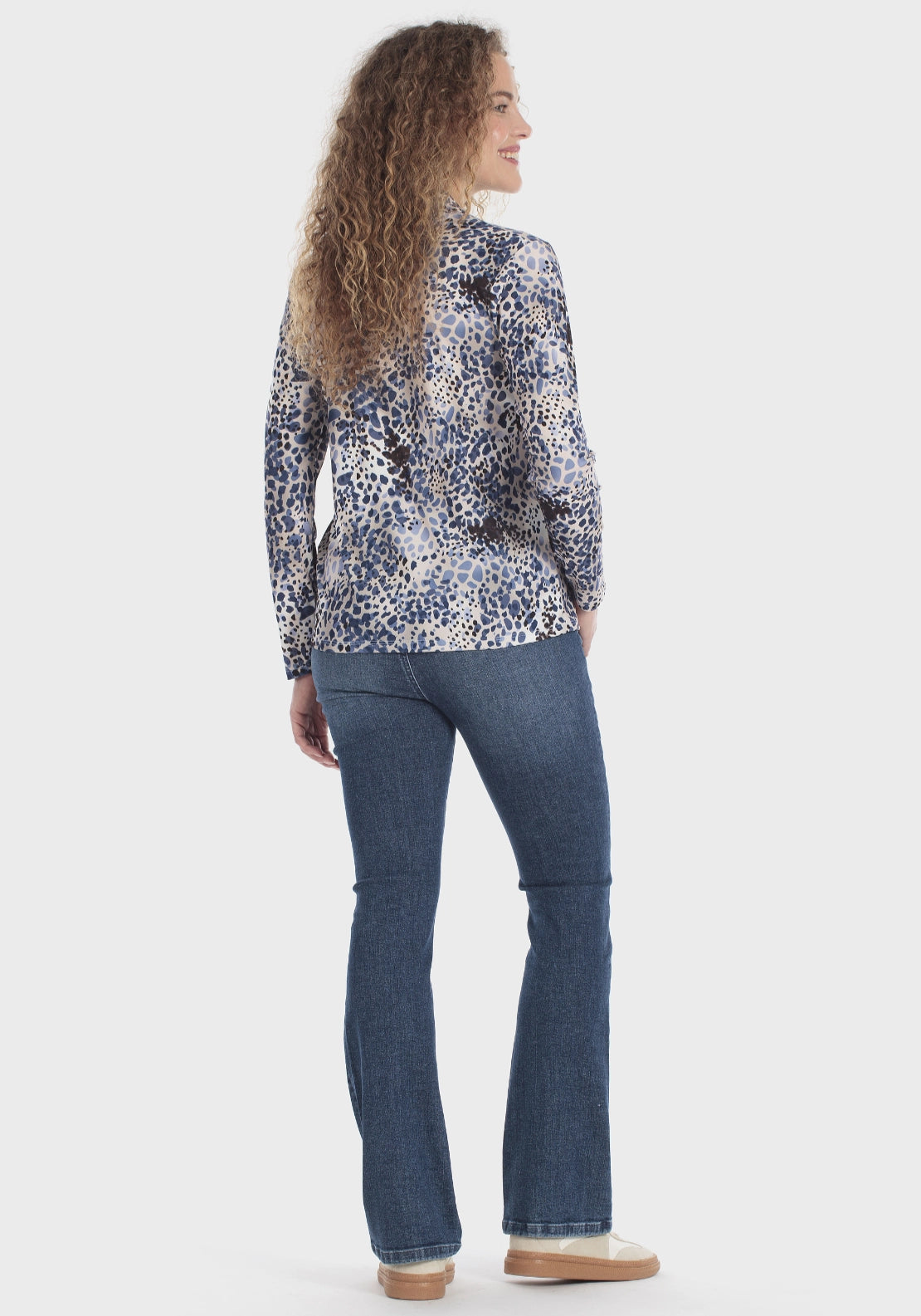 Printed T-Shirt - Blue Aura