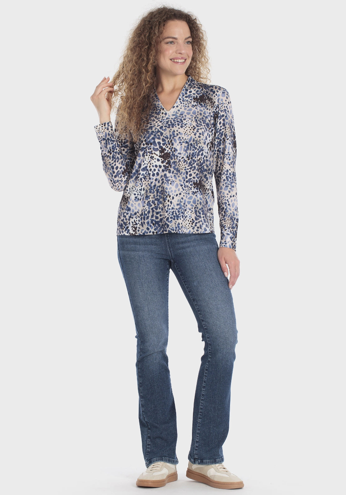 Printed T-Shirt - Blue Aura
