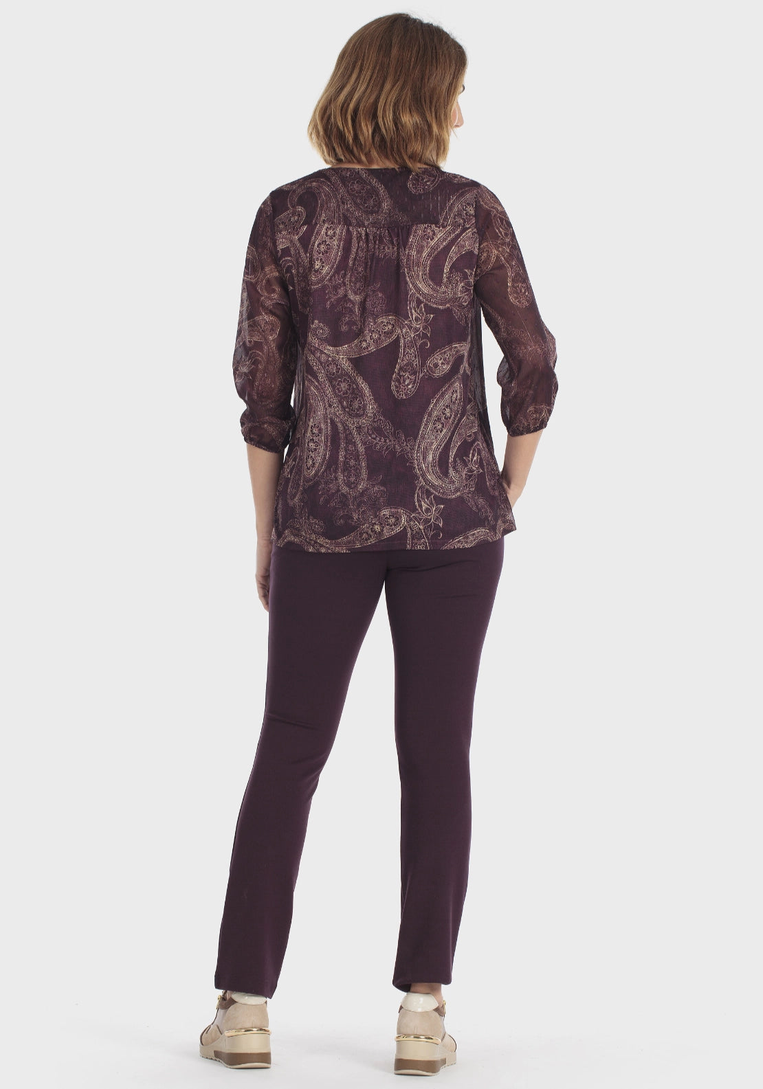 Cashmere Inspired T-Shirt - Purple Mulberry