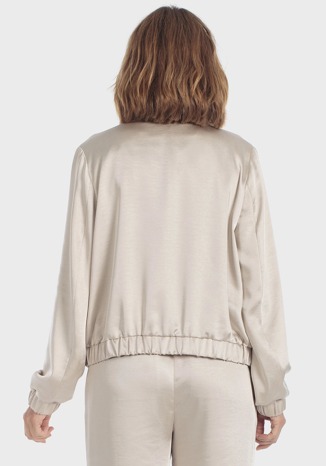 Beige Zip Jacket - Beige