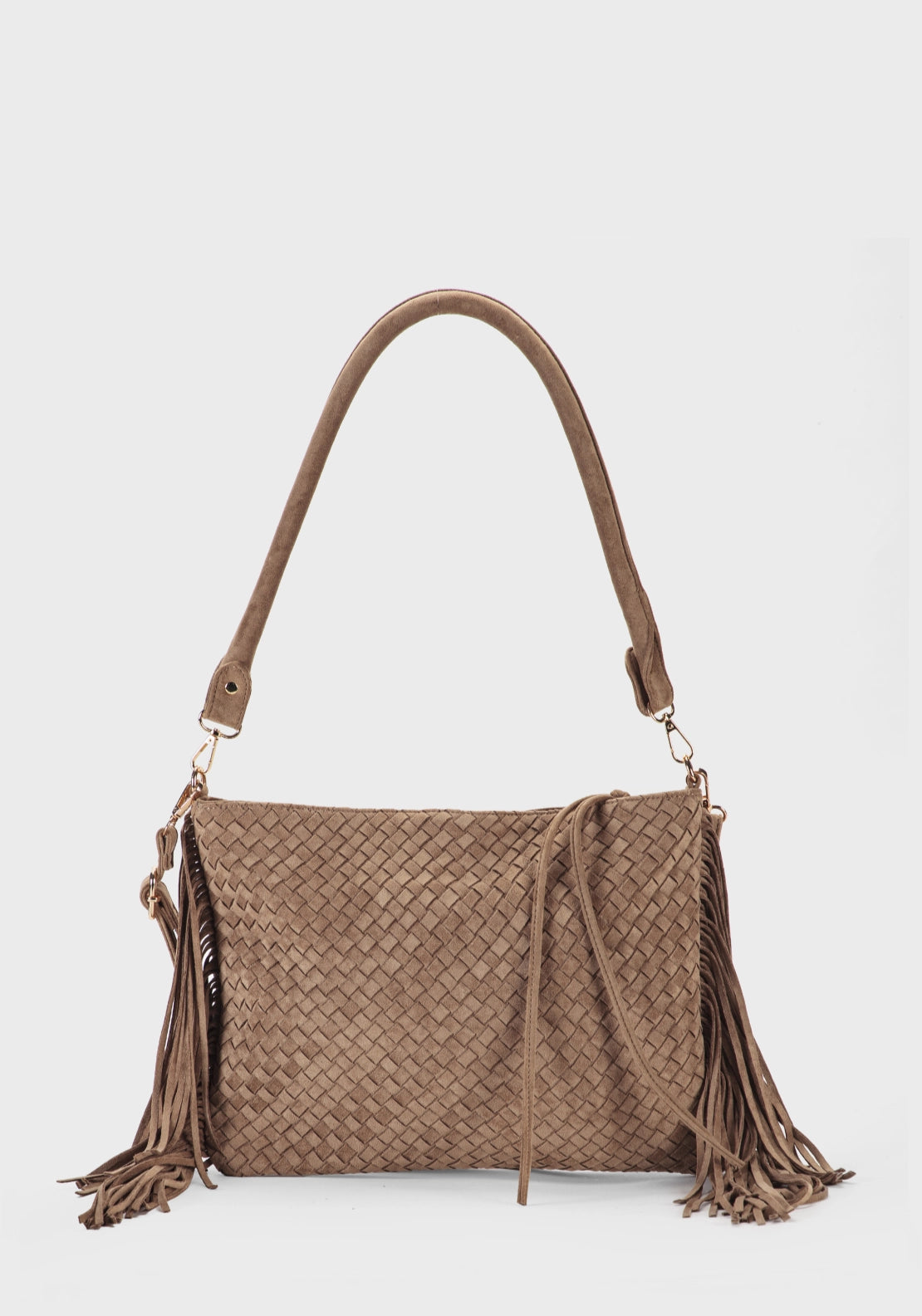 Braided Bag - Brown