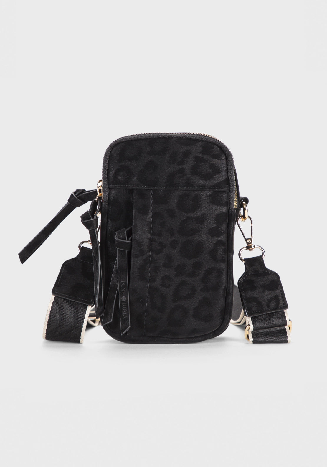Black Phone Bag - Black