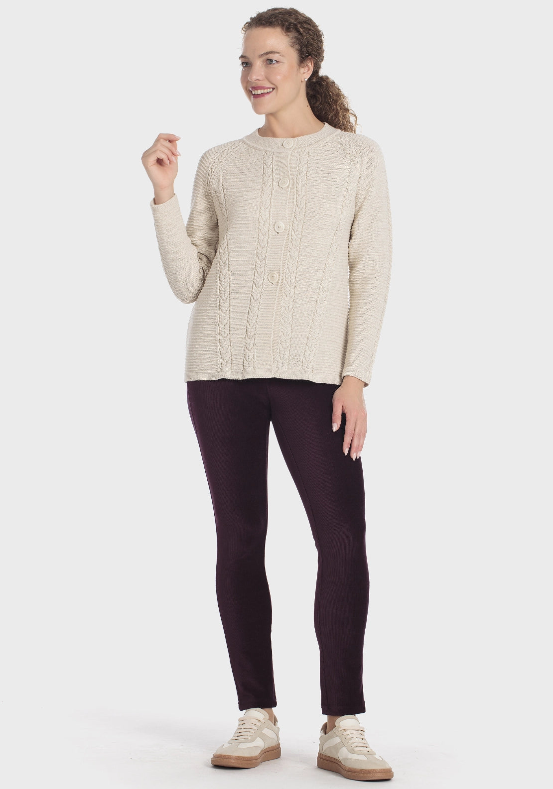 Jacket With Braids - Beige