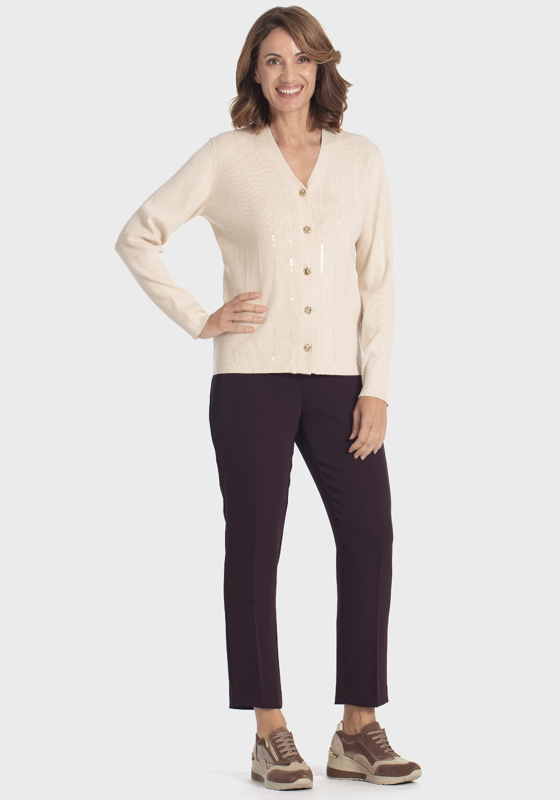 Sequins Jacket - Beige