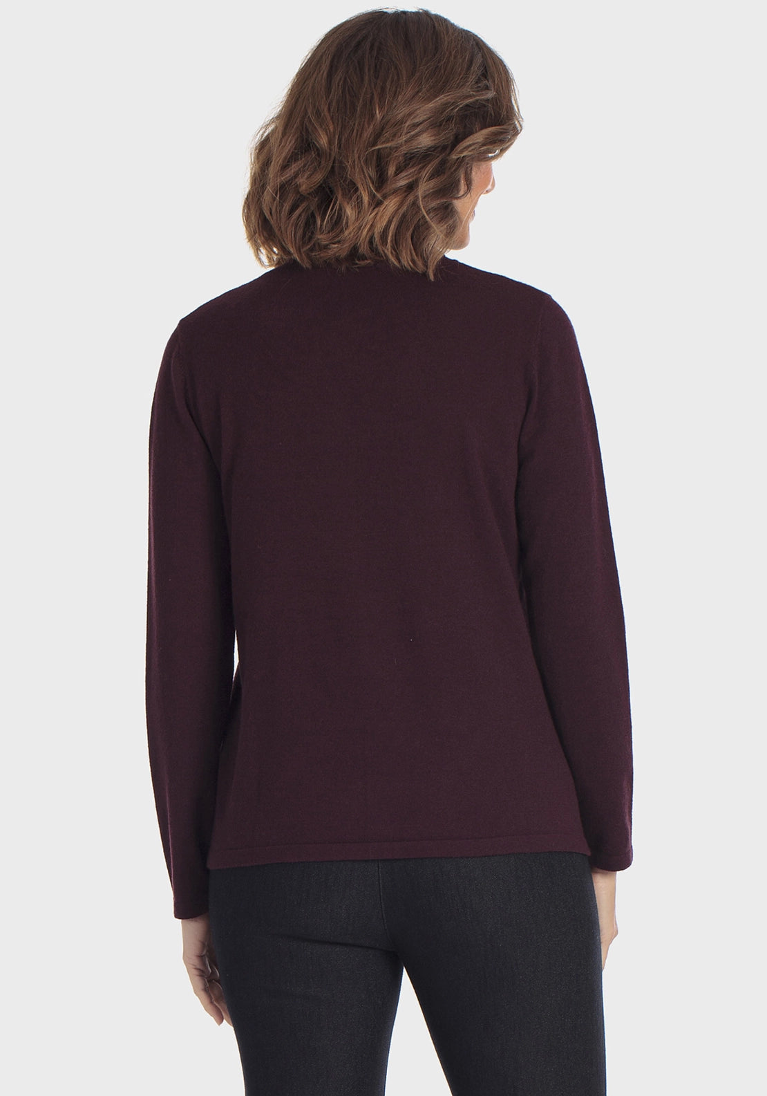 Basic Turtleneck Sweater - Purple Mulberry