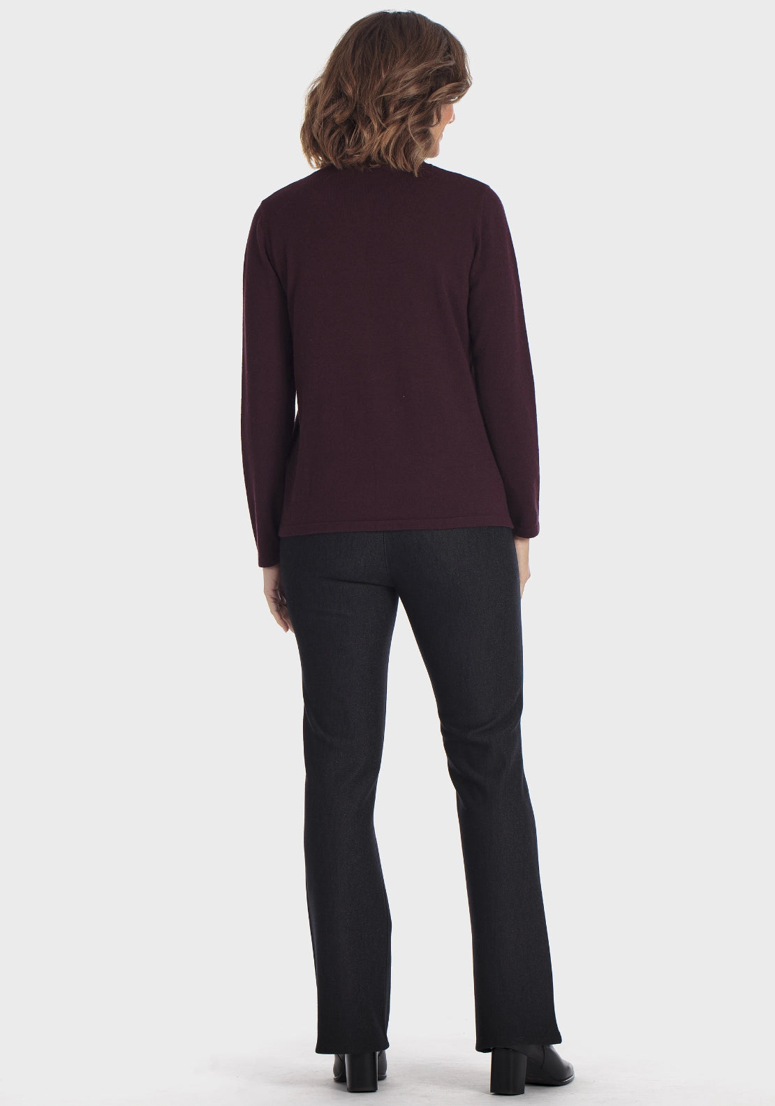 Basic Turtleneck Sweater - Purple Mulberry