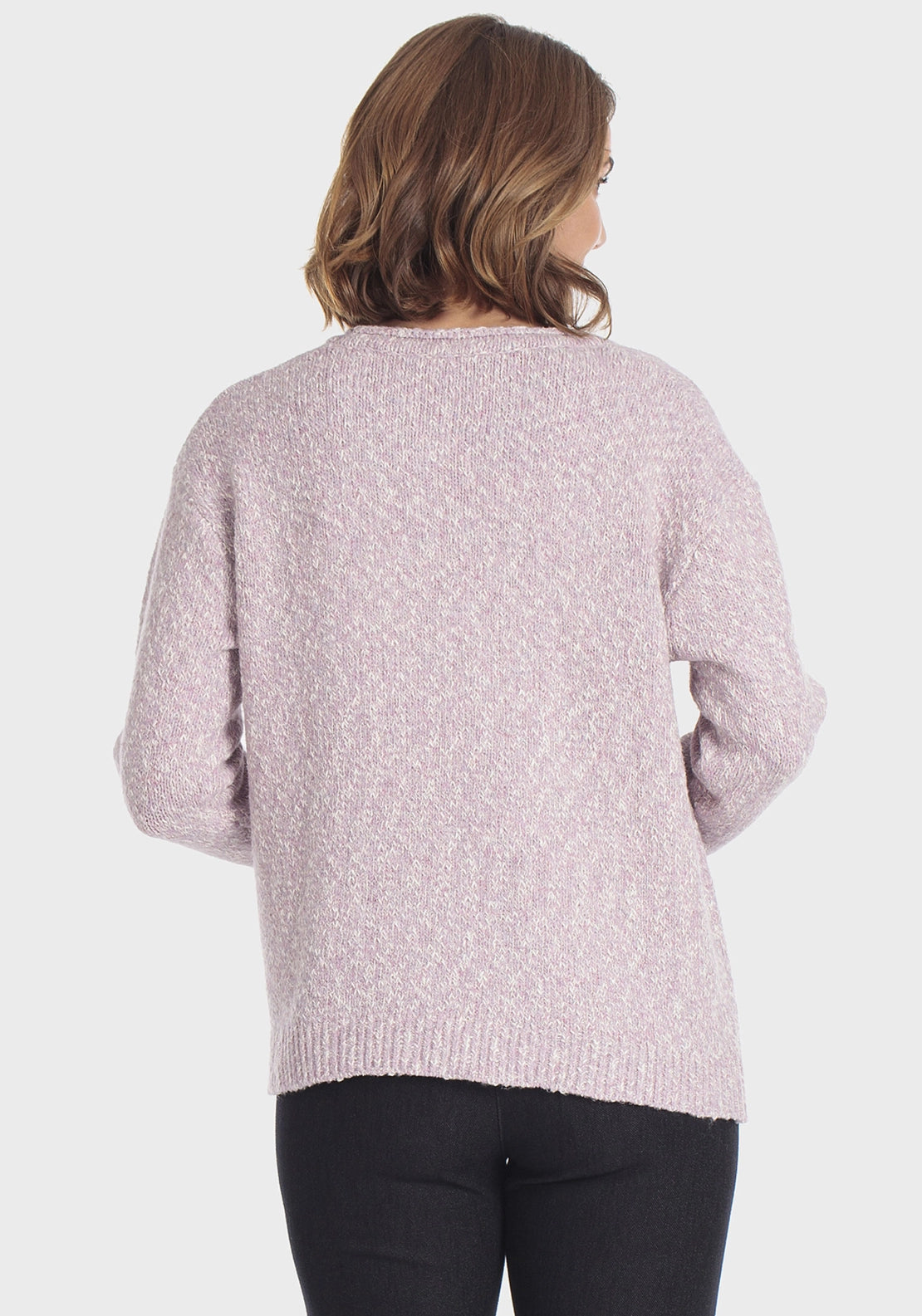 Metallic Thread Sweater - Pink Quartz
