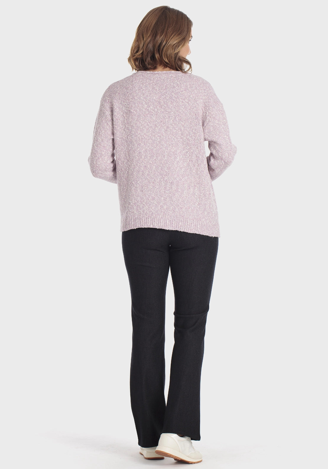 Metallic Thread Sweater - Pink Quartz