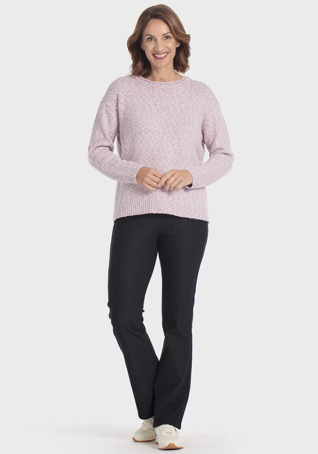 Metallic Thread Sweater - Pink Quartz