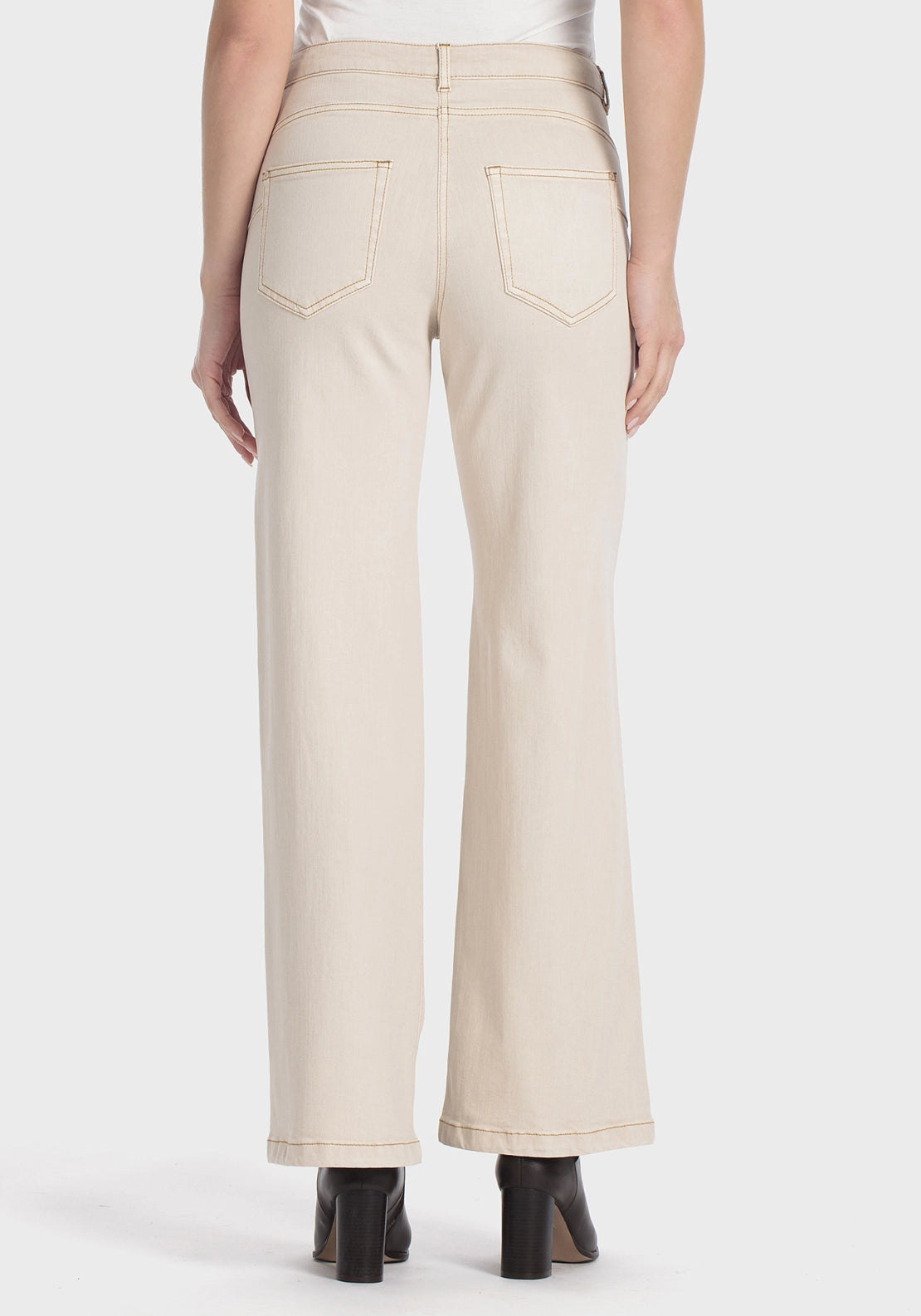 Wide Trousers - White