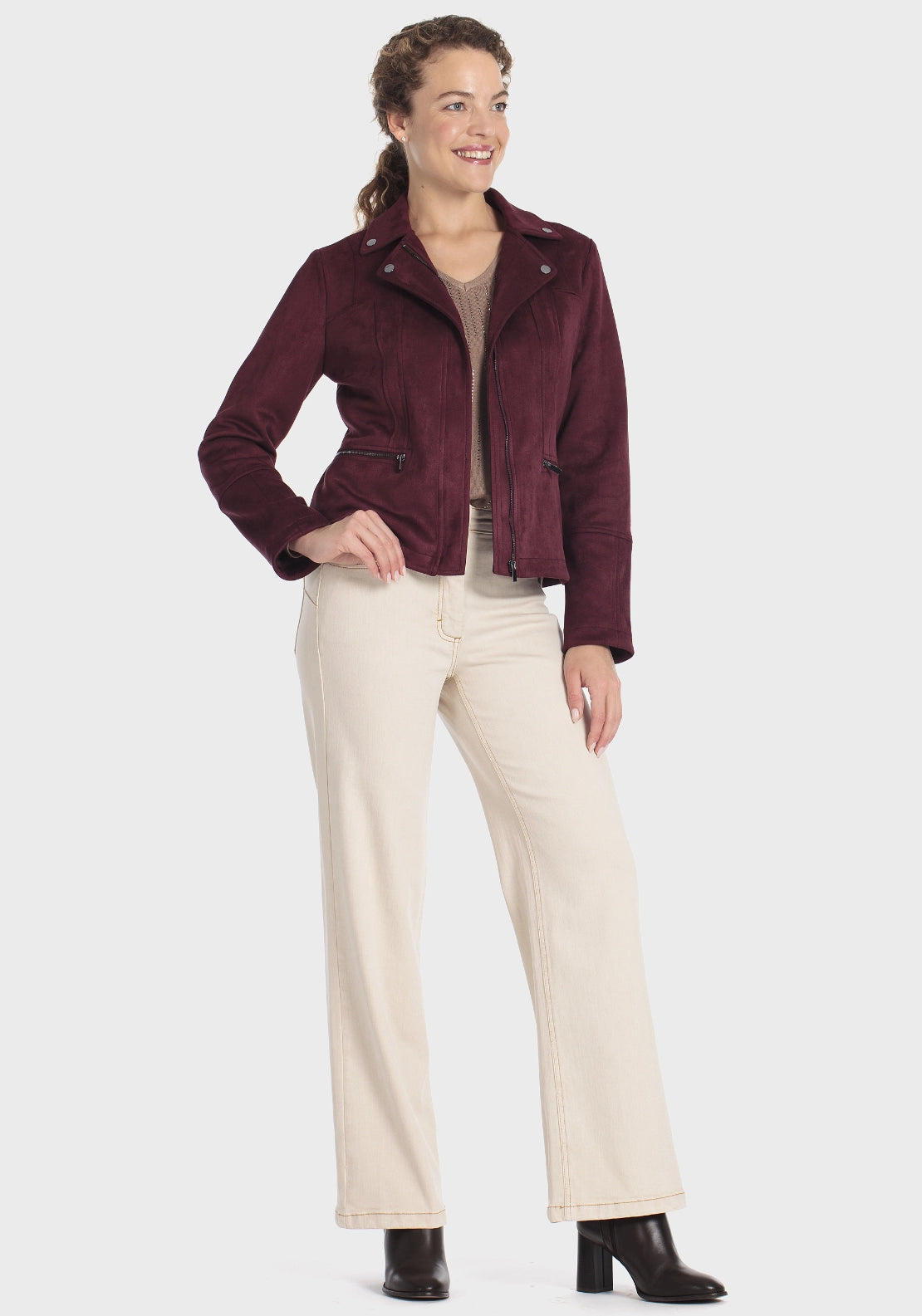 Wide Trousers - White